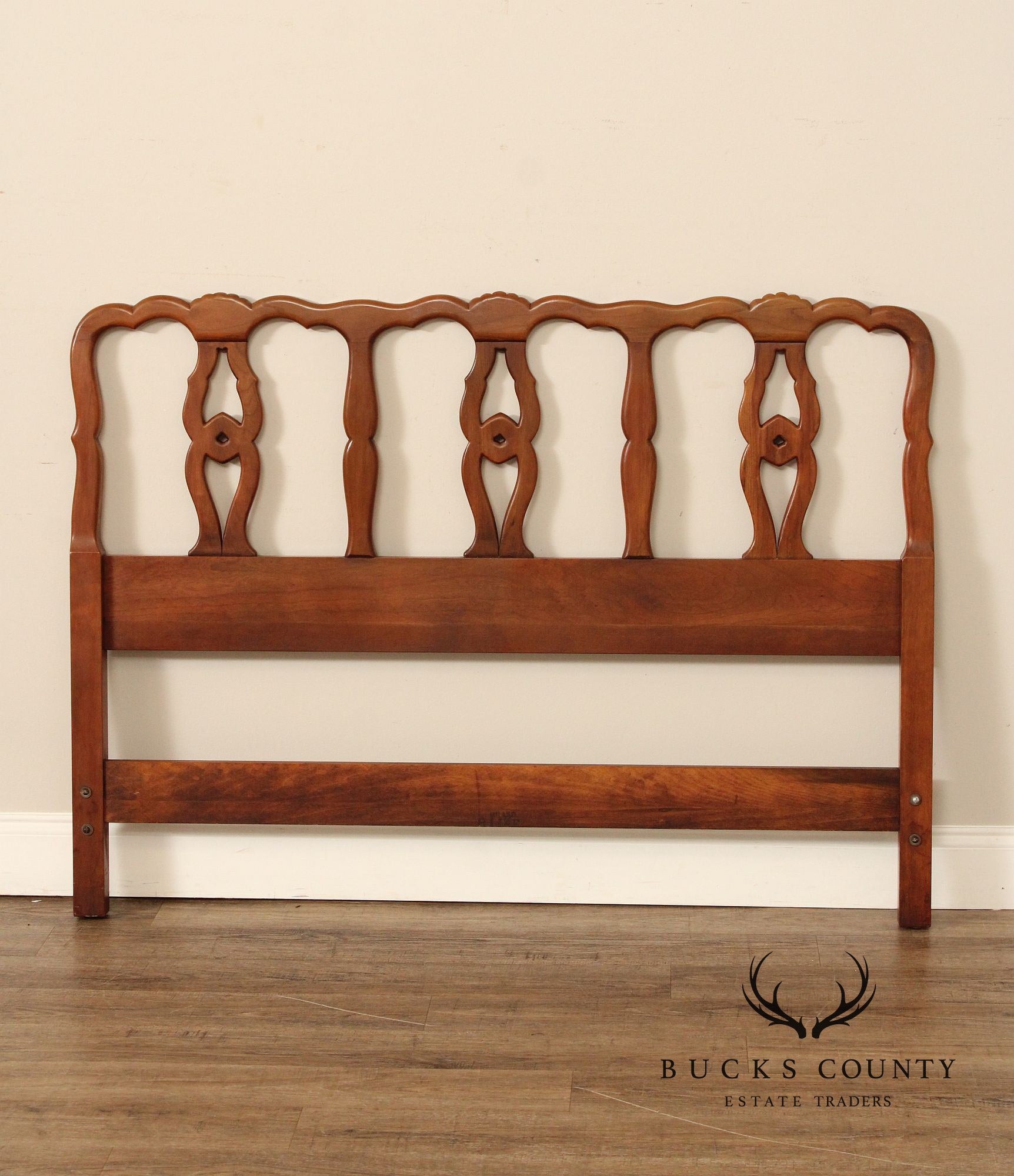 Kindel French Provincial Style Cherry Full Size Headboard