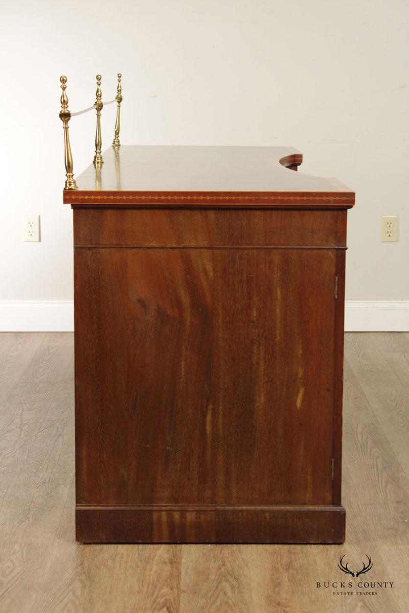 Antique Edwardian Inlaid Mahogany Sideboard