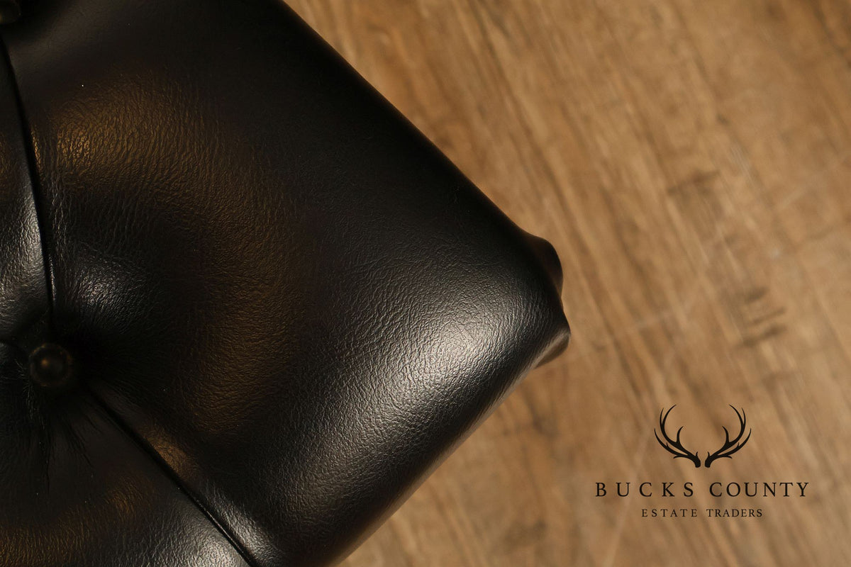 Steinway & Sons Model 1098 Ebonized Upright Piano With Bench
