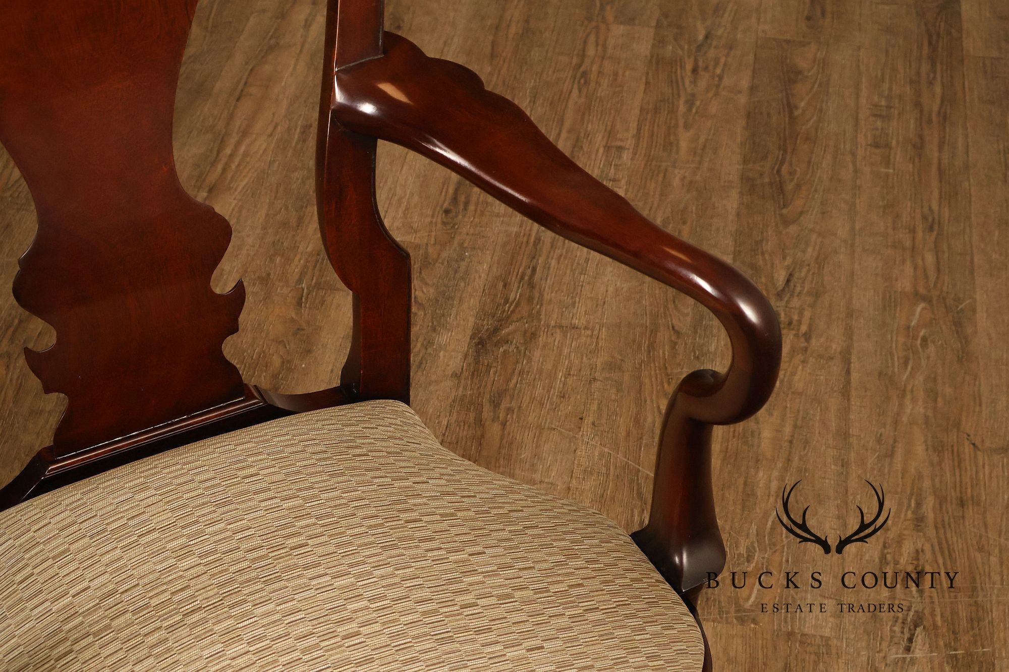 Kindel Winterthur Collection Pair of Mahogany Armchairs