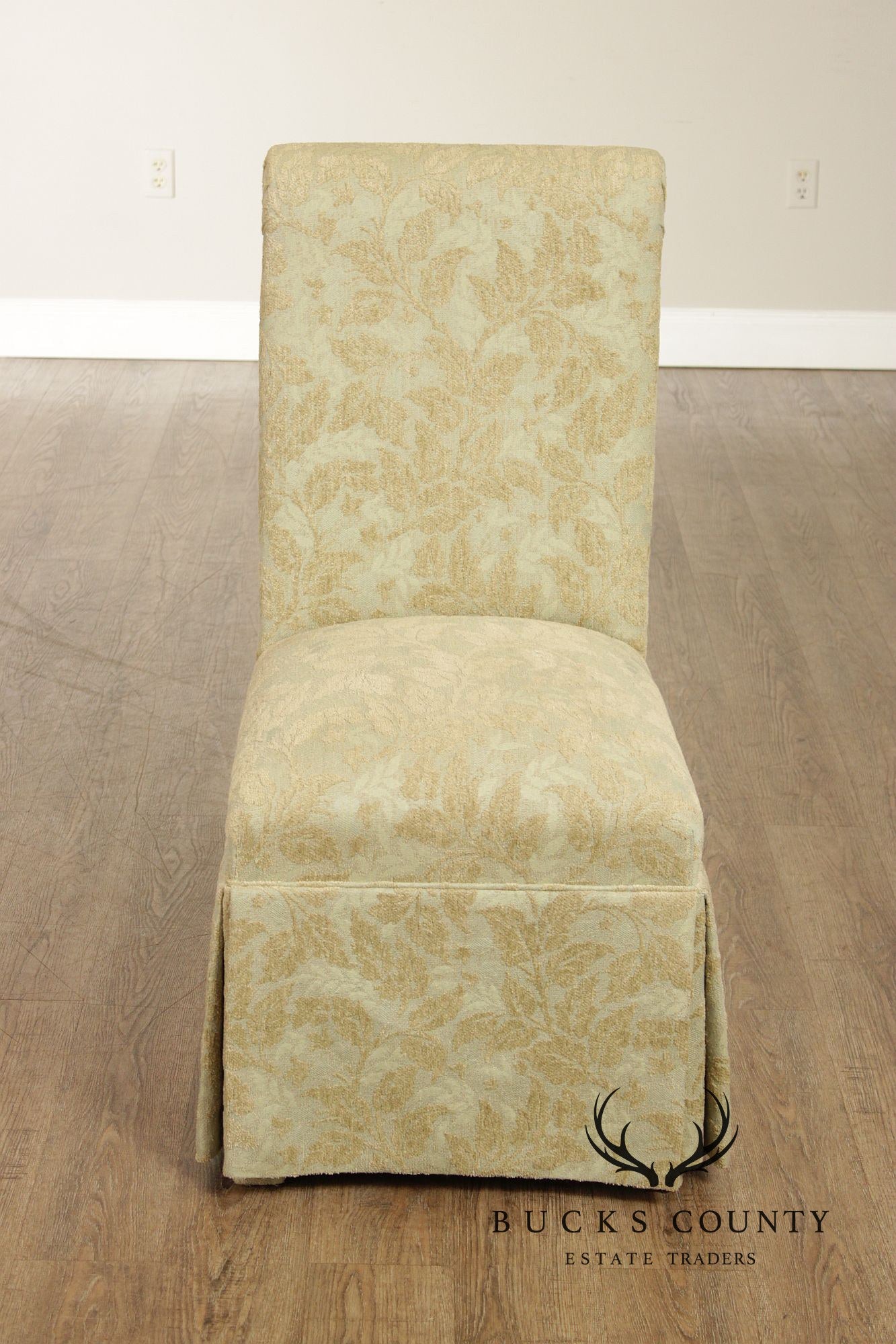 Pair of Upholstered Slipper Dining  Side Chairs