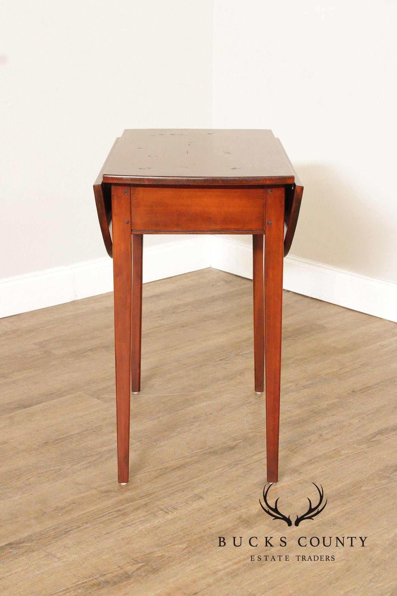 Stephen Von Hohen Custom Crafted Pine Drop Leaf Side Table