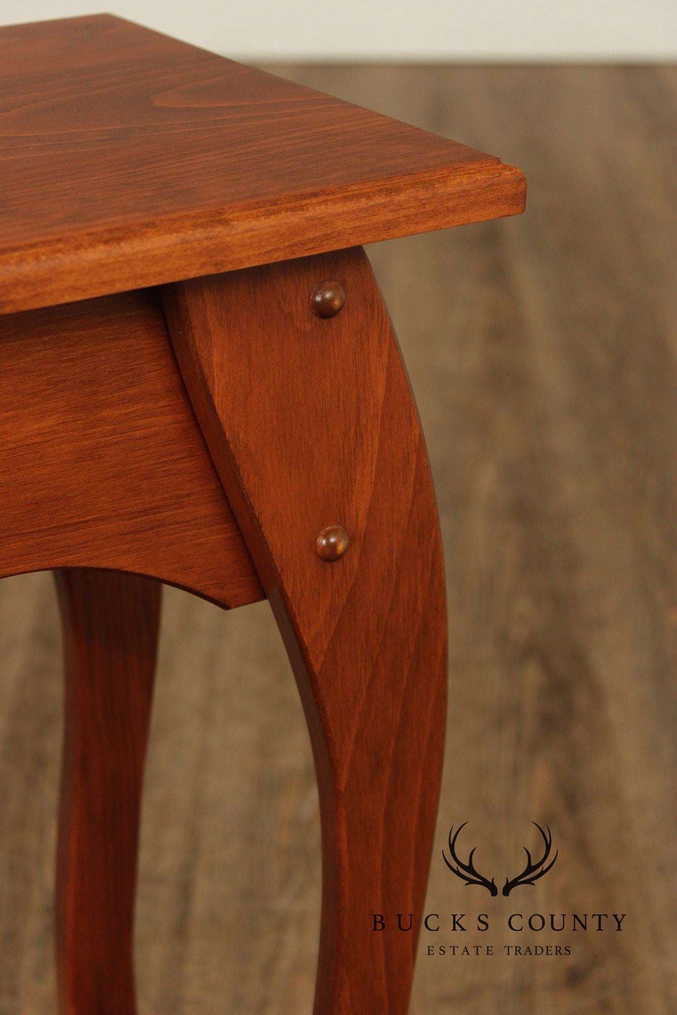 Farmhouse Style Narrow Two-Tier Console Table