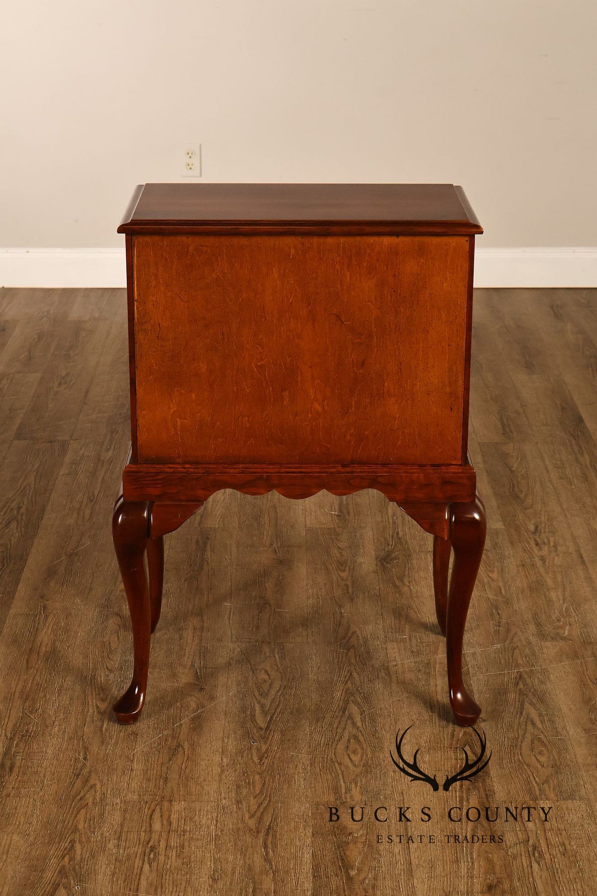 Chippendale Style Mahogany Four Drawer Silver Chest On Stand