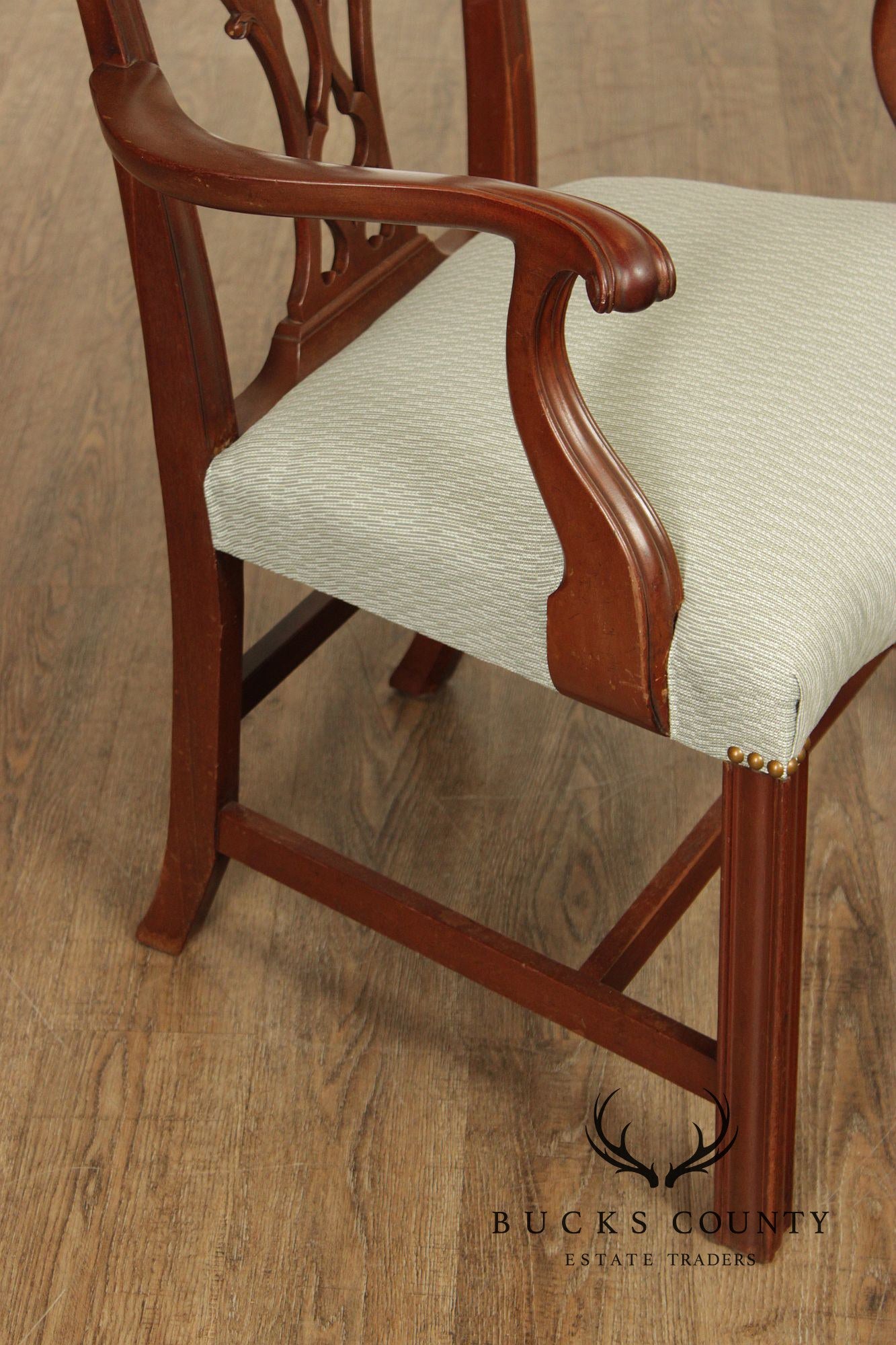 Chippendale Style Set of Six Mahogany Dining Chairs