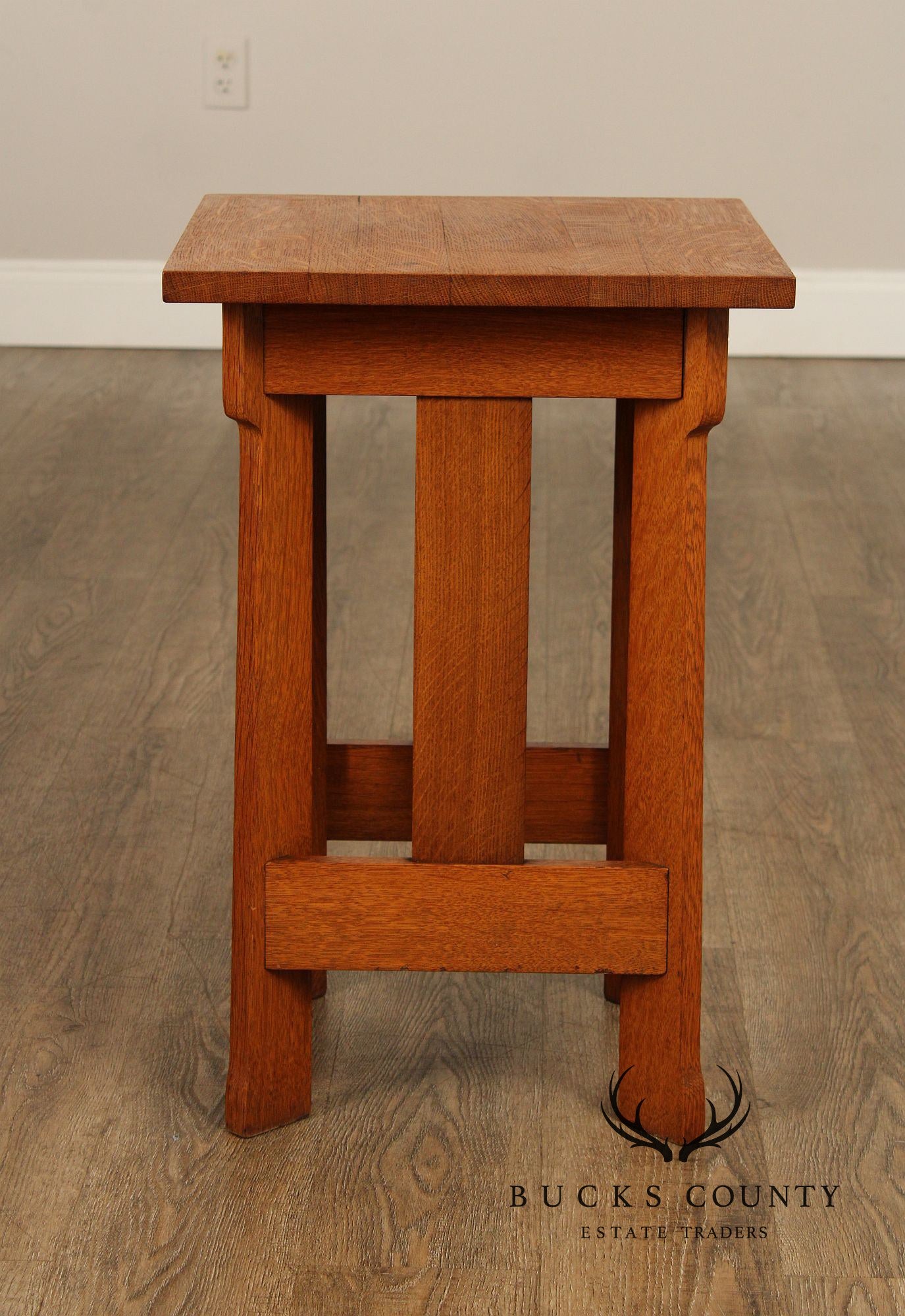 Stickley Brothers Antique Mission Oak Tabouret