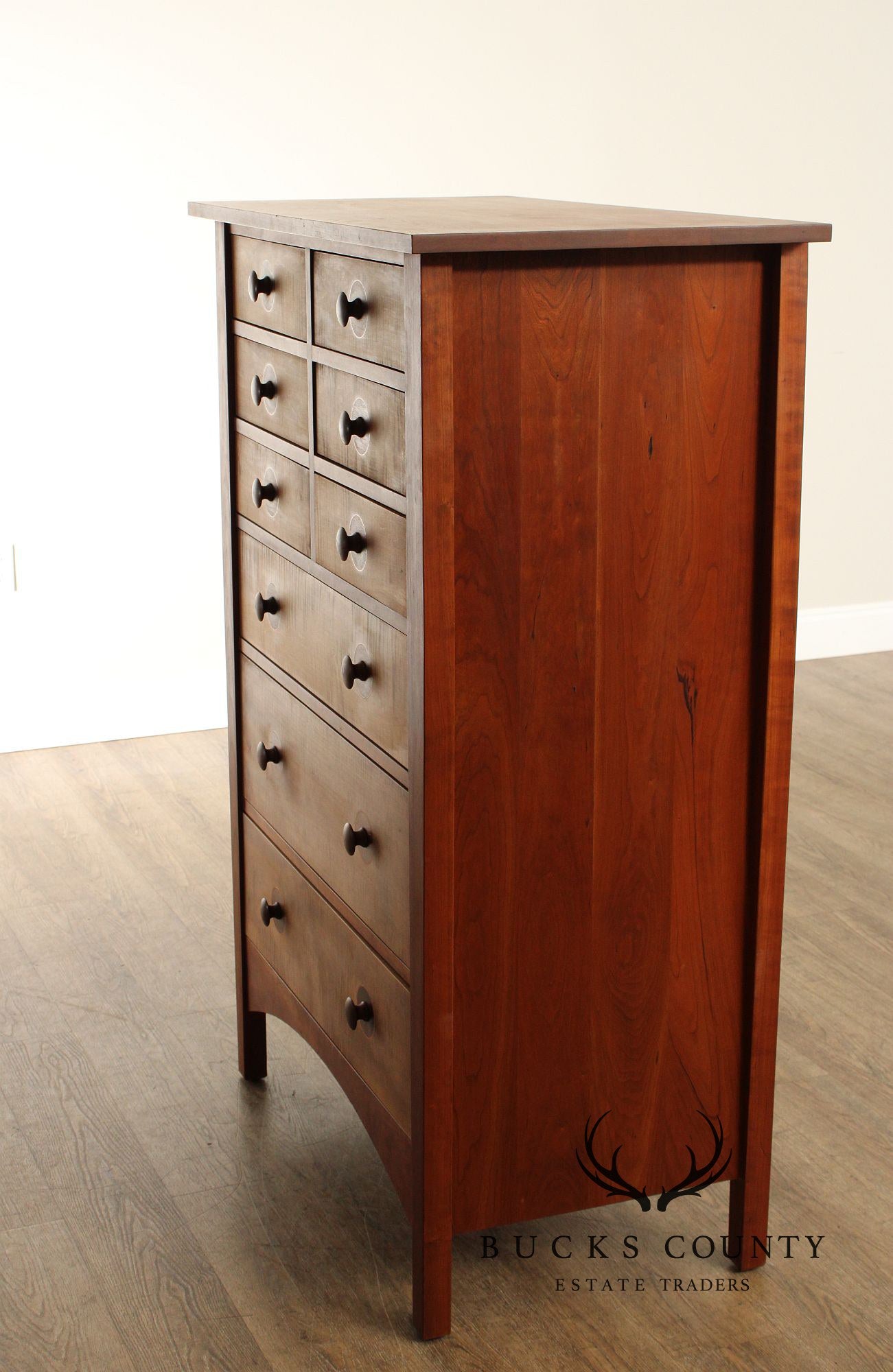 Stickley Mission Collection Harvey Ellis Cherry Tall Chest