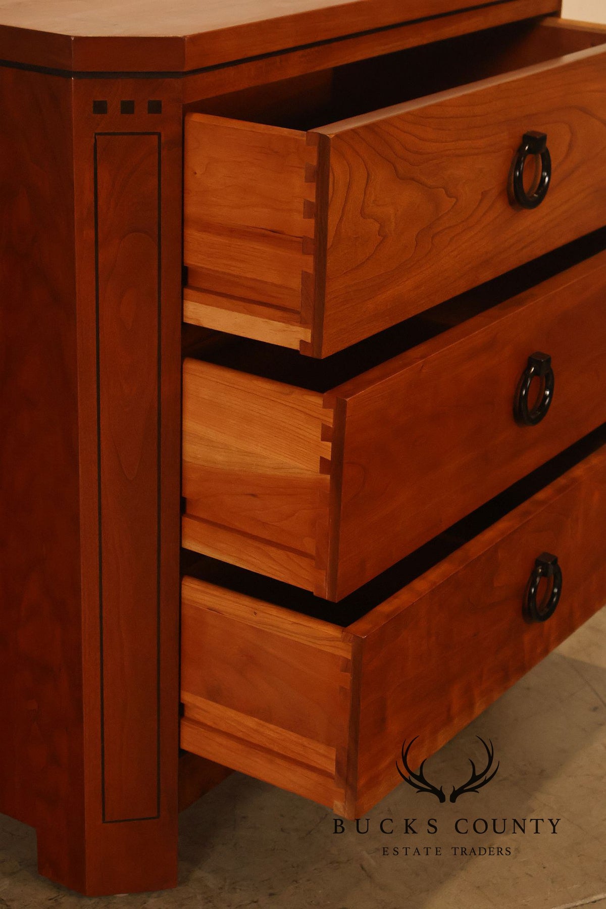 Stickley 21st Century Collection Cherry Three-Drawer Nightstand