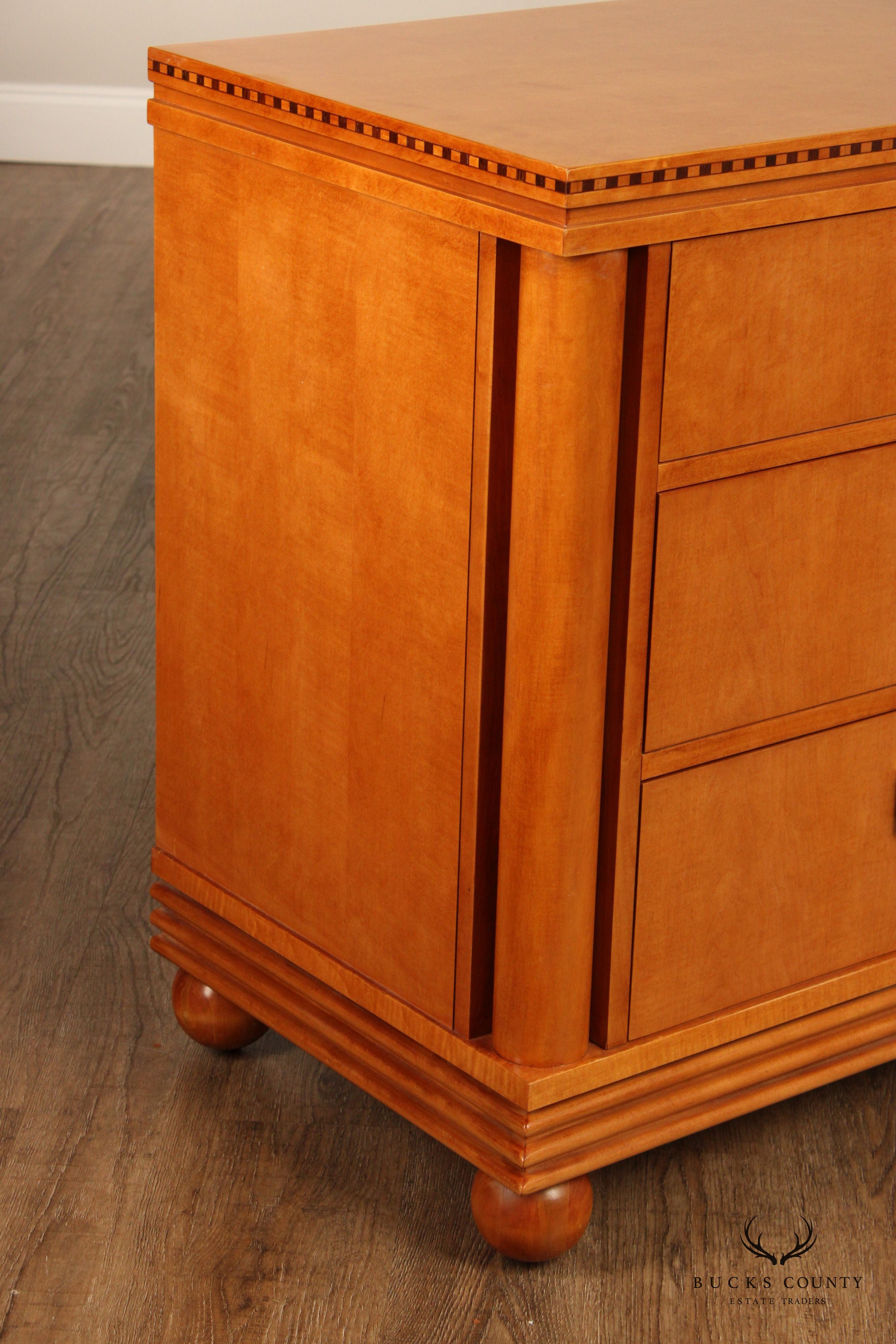Hickory White Genesis Collection Biedermeier Style Triple Dresser