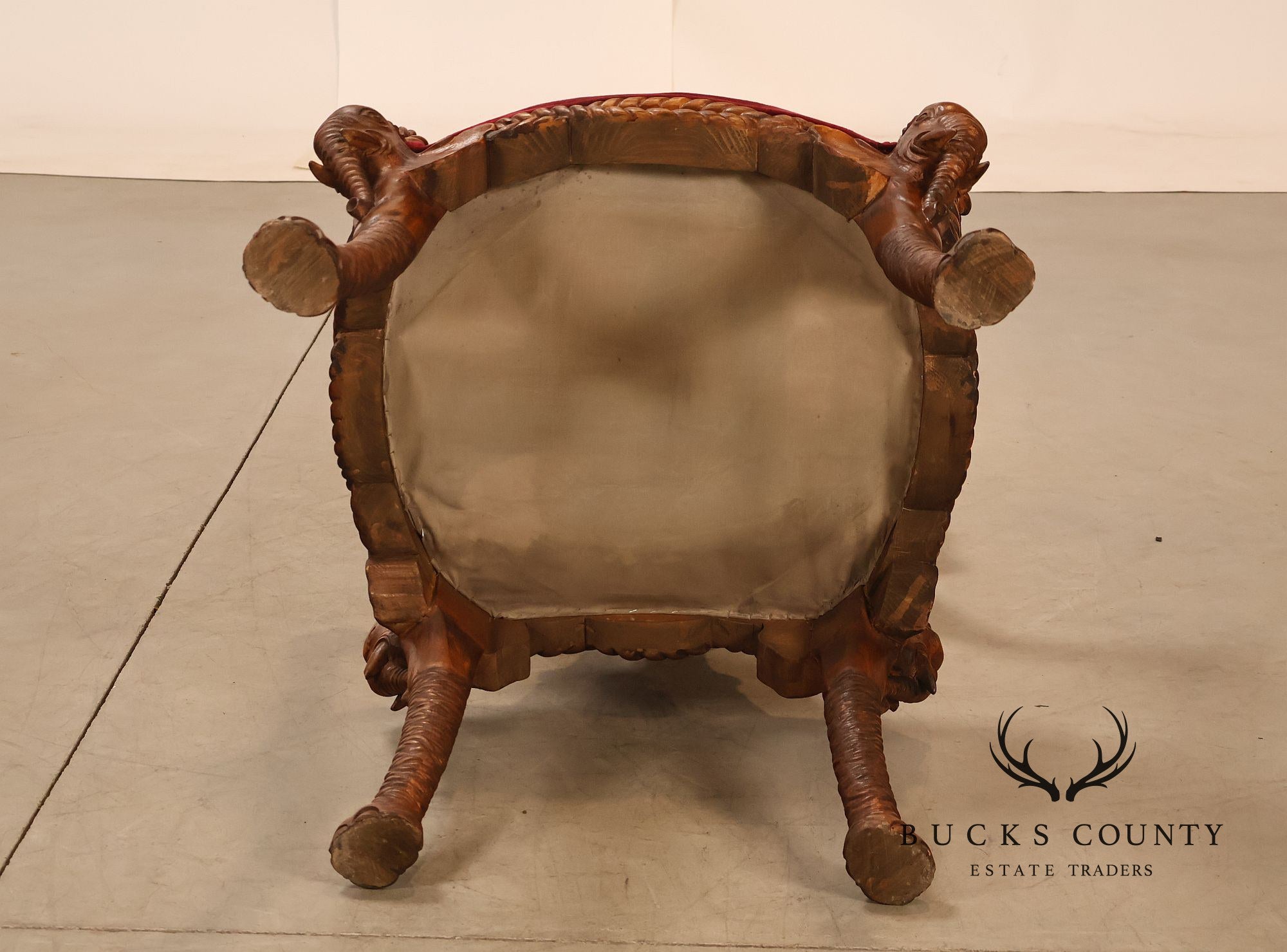 Anglo-Indian Set Of Four Carved Elephant Armchairs