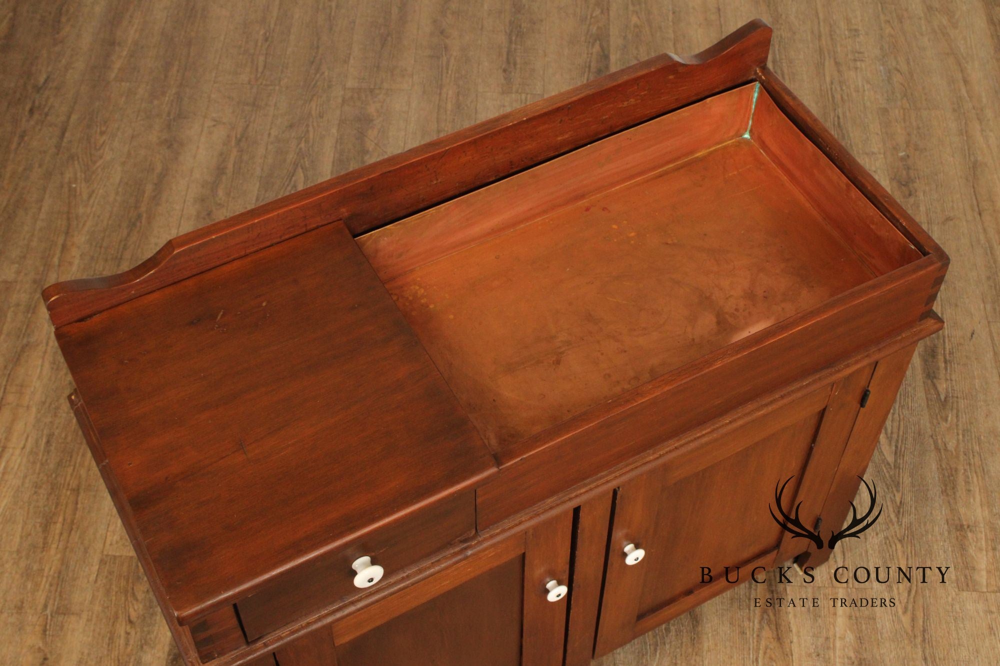 Antique Farmhouse Dry Sink Cabinet