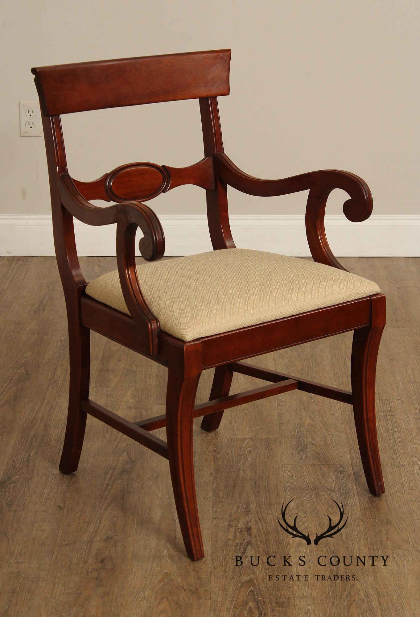 Pennsylvania House Empire Style Set of Six Cherry Dining Chairs