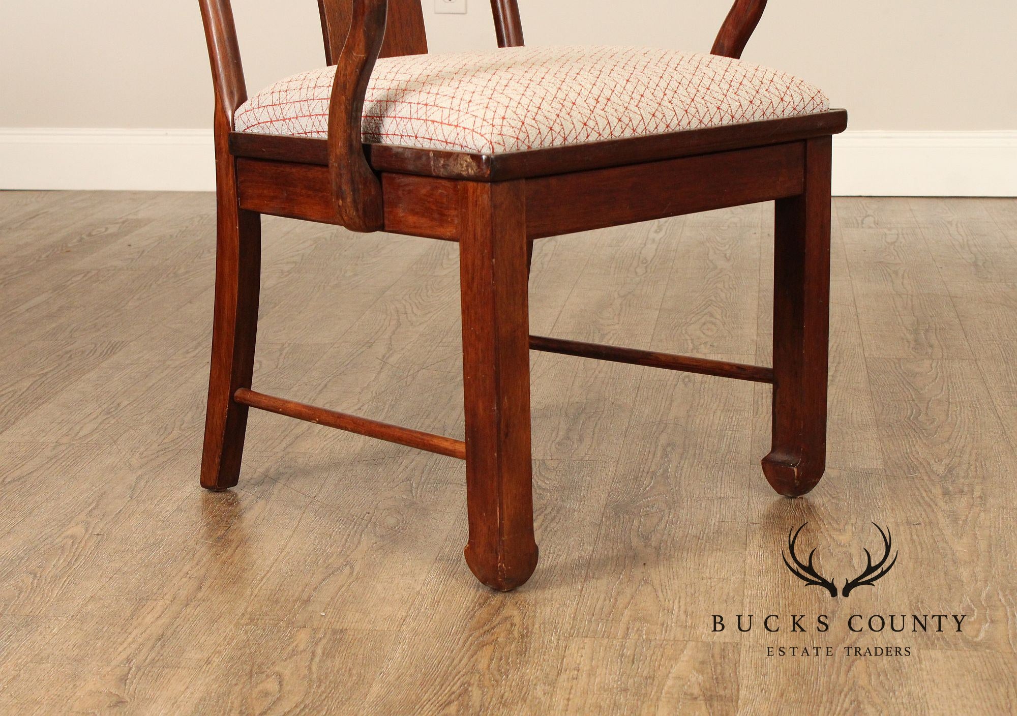 Bernhardt Chinese Style Set of Four Yoke Back Dining Chairs