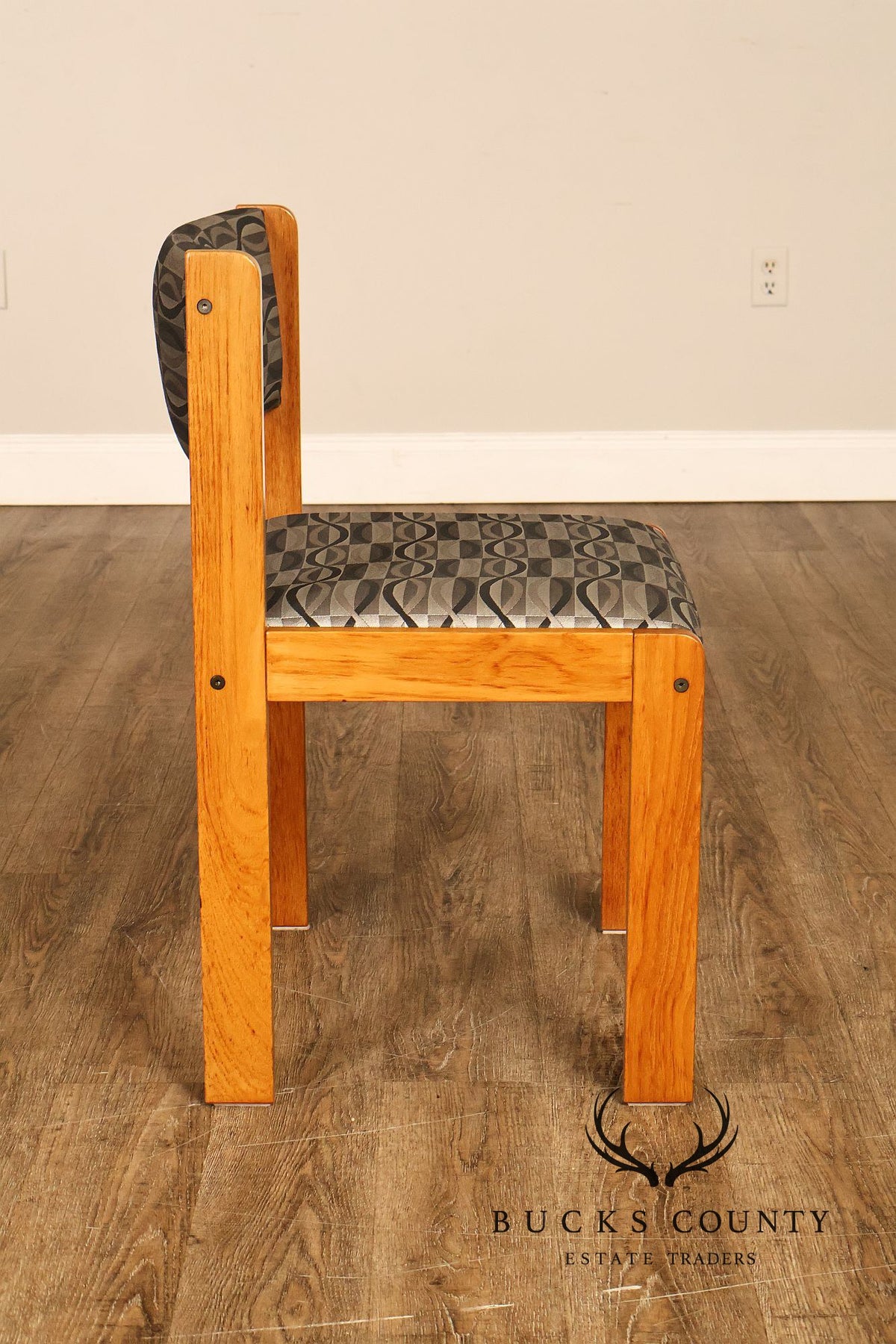 Danish Modern Niels Eilersen Teak Upholstered Dining Chairs Set Of Six