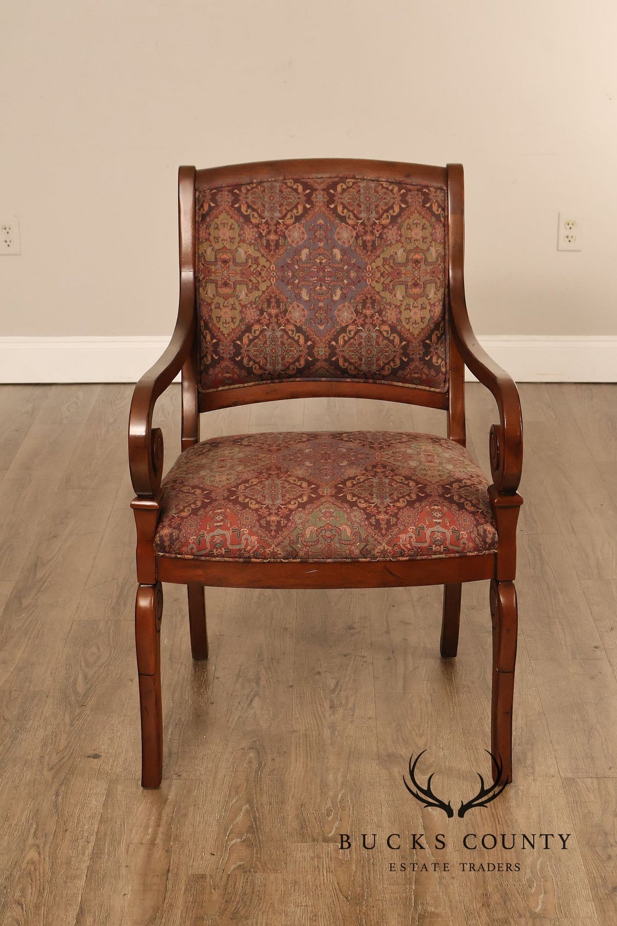 Hickory Chair Pair of Charles X Style Armchairs