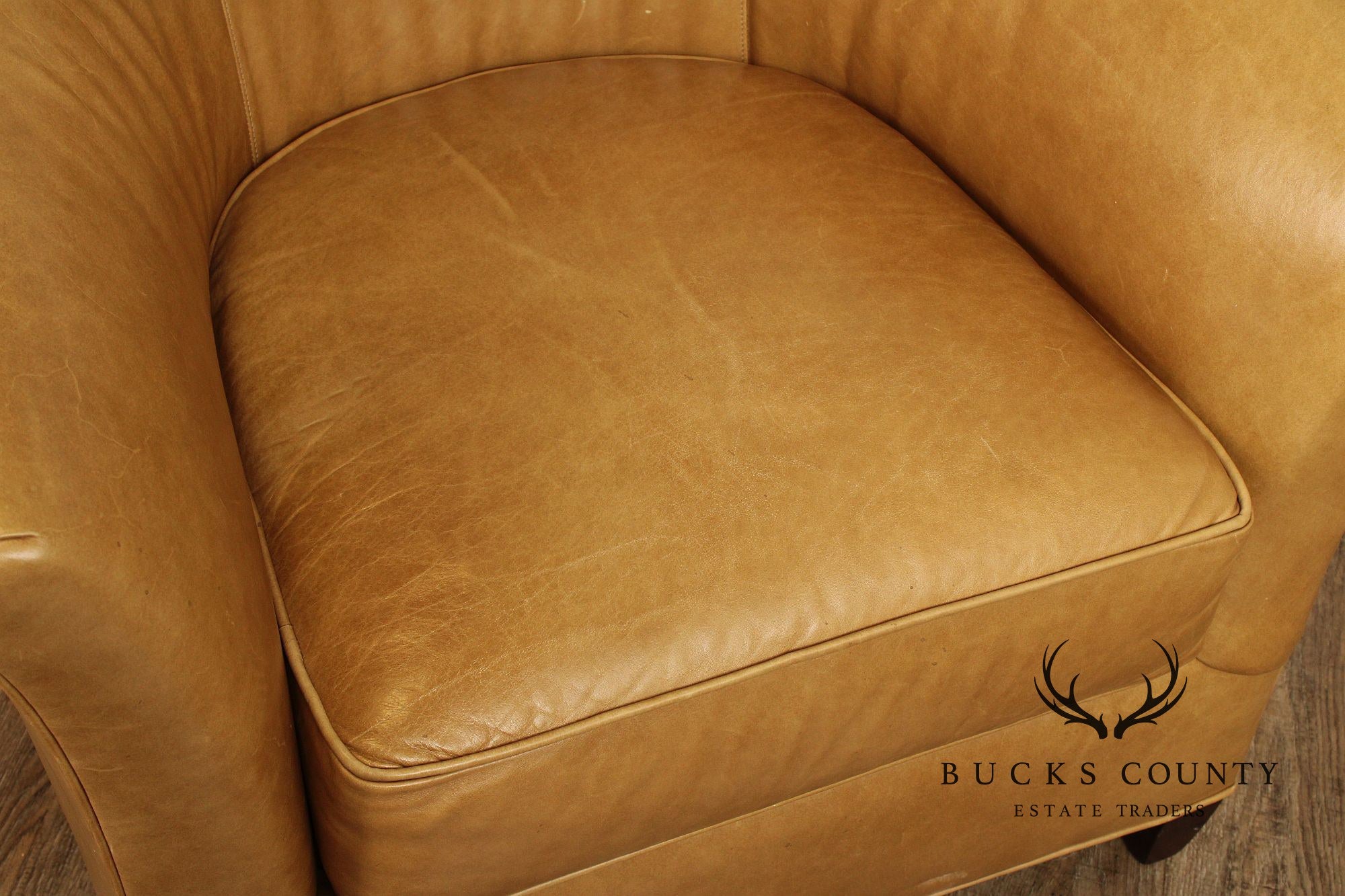 C.R. Laine Leather Club Chair