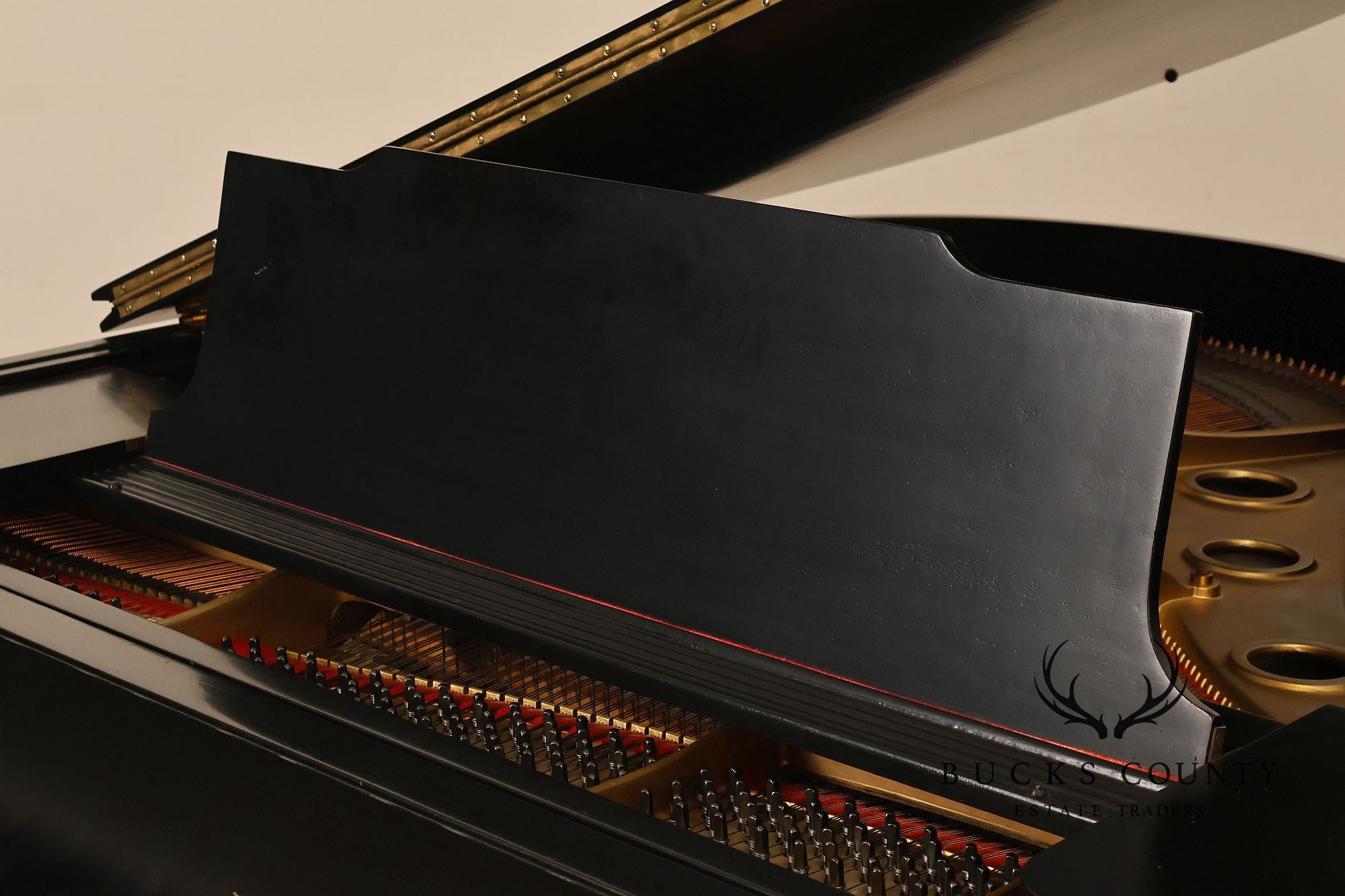 Kurtzman Ebonized Grand Piano And Duet Bench