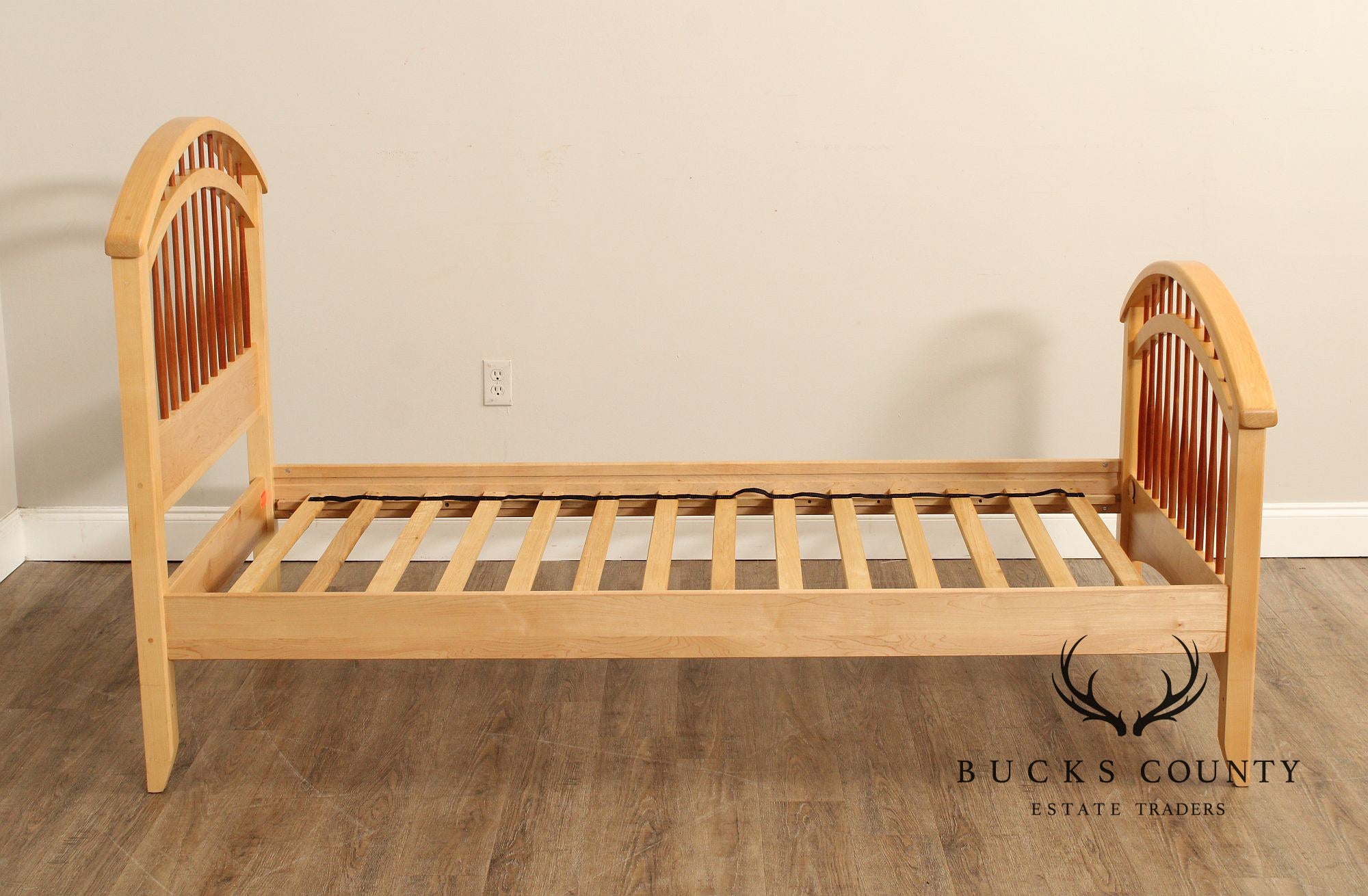 Vermont Precision Woodworks Maple Twin Size Spindle Bedframe