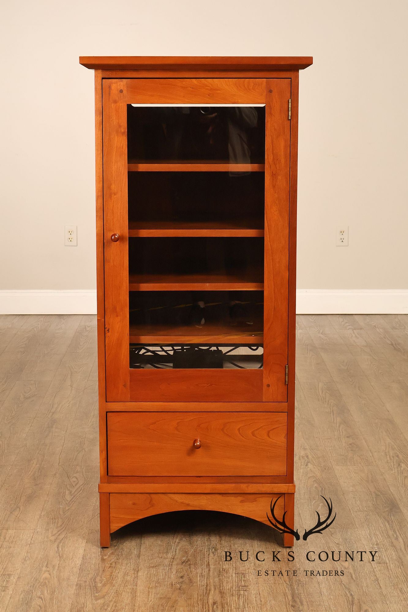 Stick ley Mission Collection Cherry One Door Media Cabinet