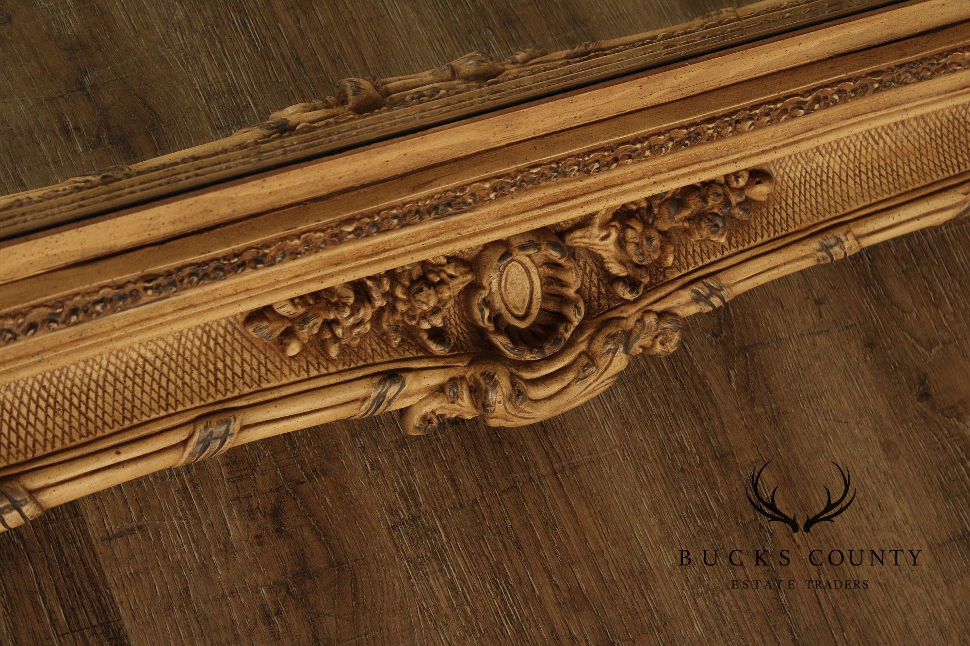 Timeless Reflections Baroque Style Gilt Framed Wall Mirror