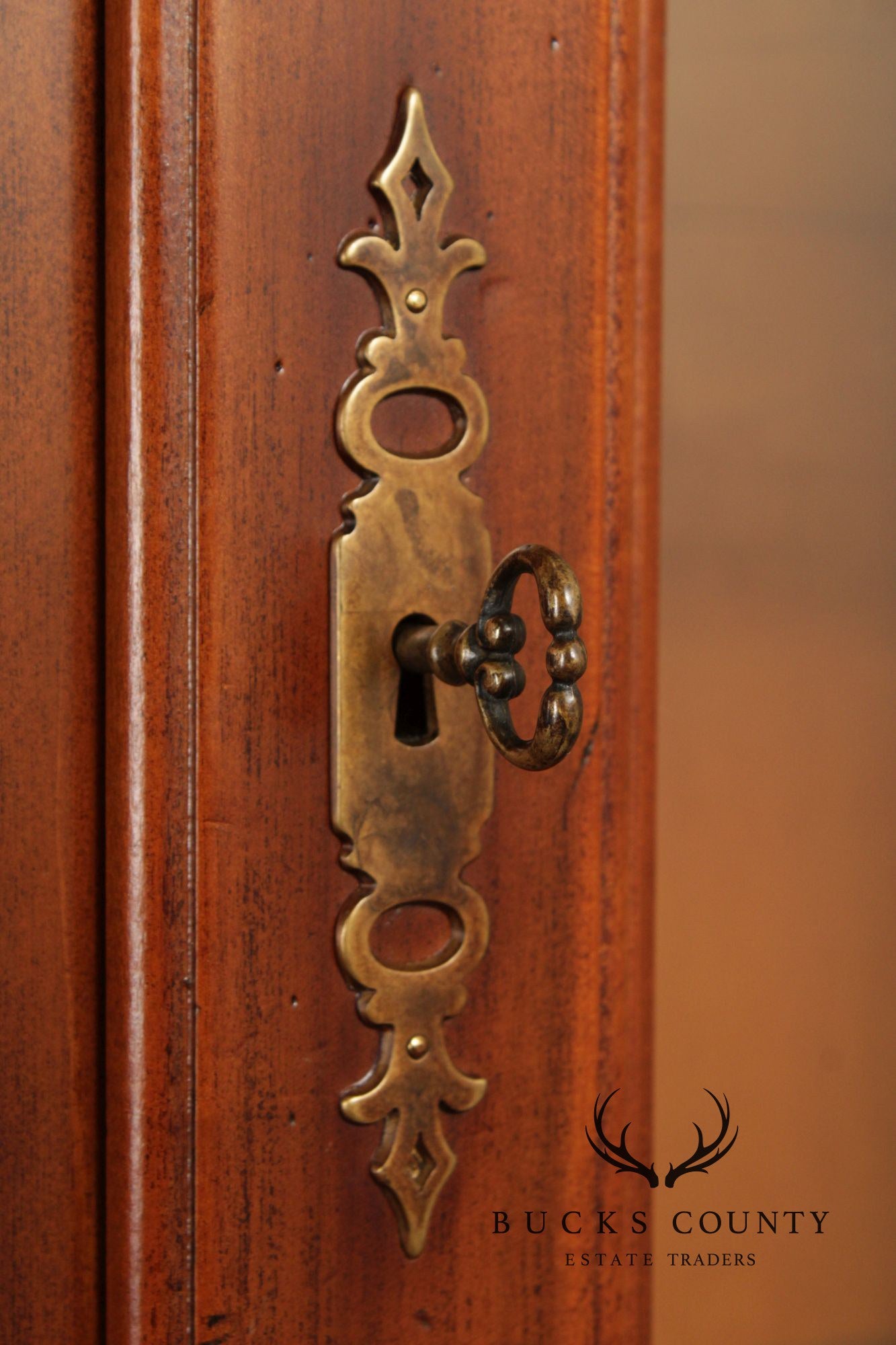 Guido Michele Italian Provincial China Display Cabinet