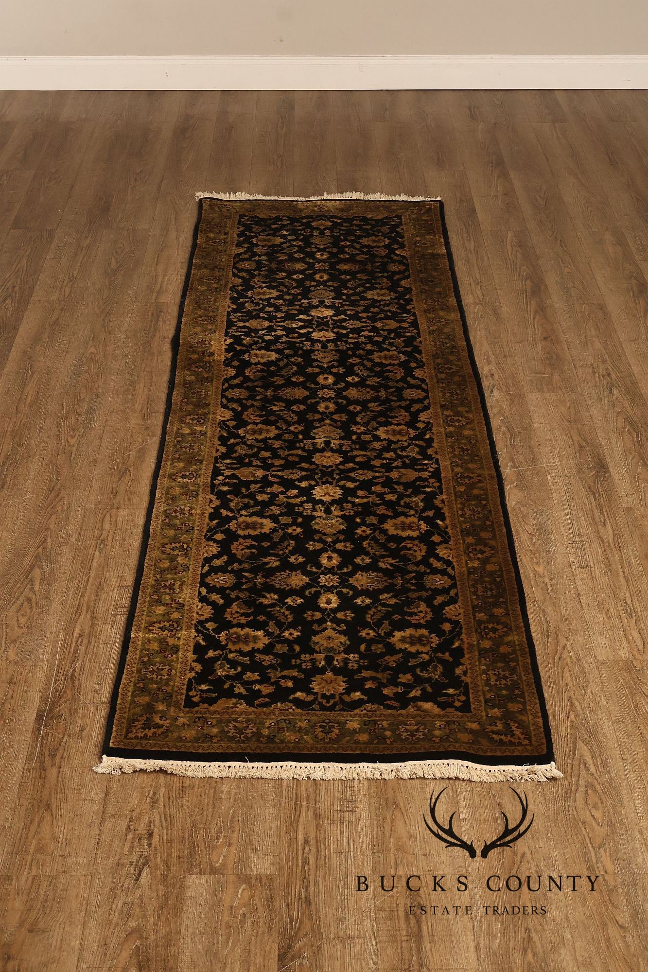 Hand Knotted Traditional Wool Floral Runner Rug