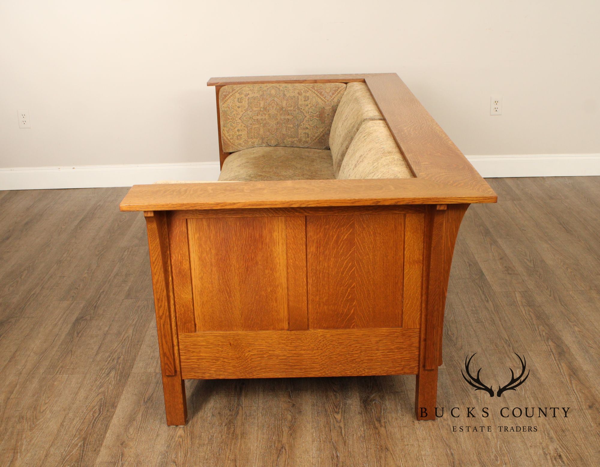 Stickley Mission Collection Oak Prairie Settle