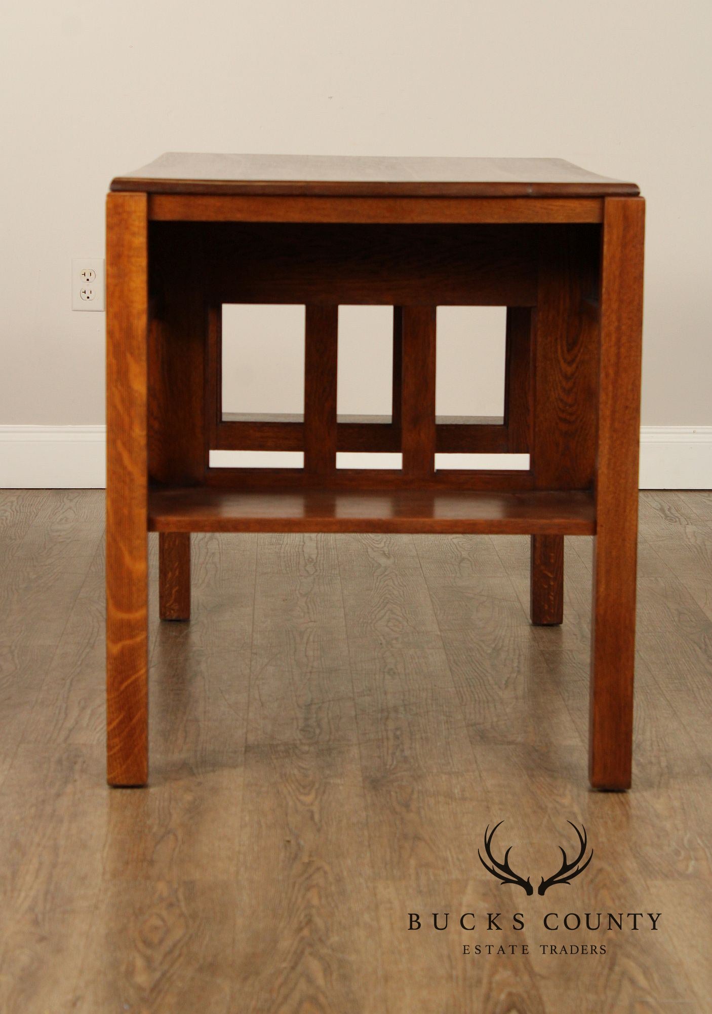 Antique Mission Oak Writing Desk