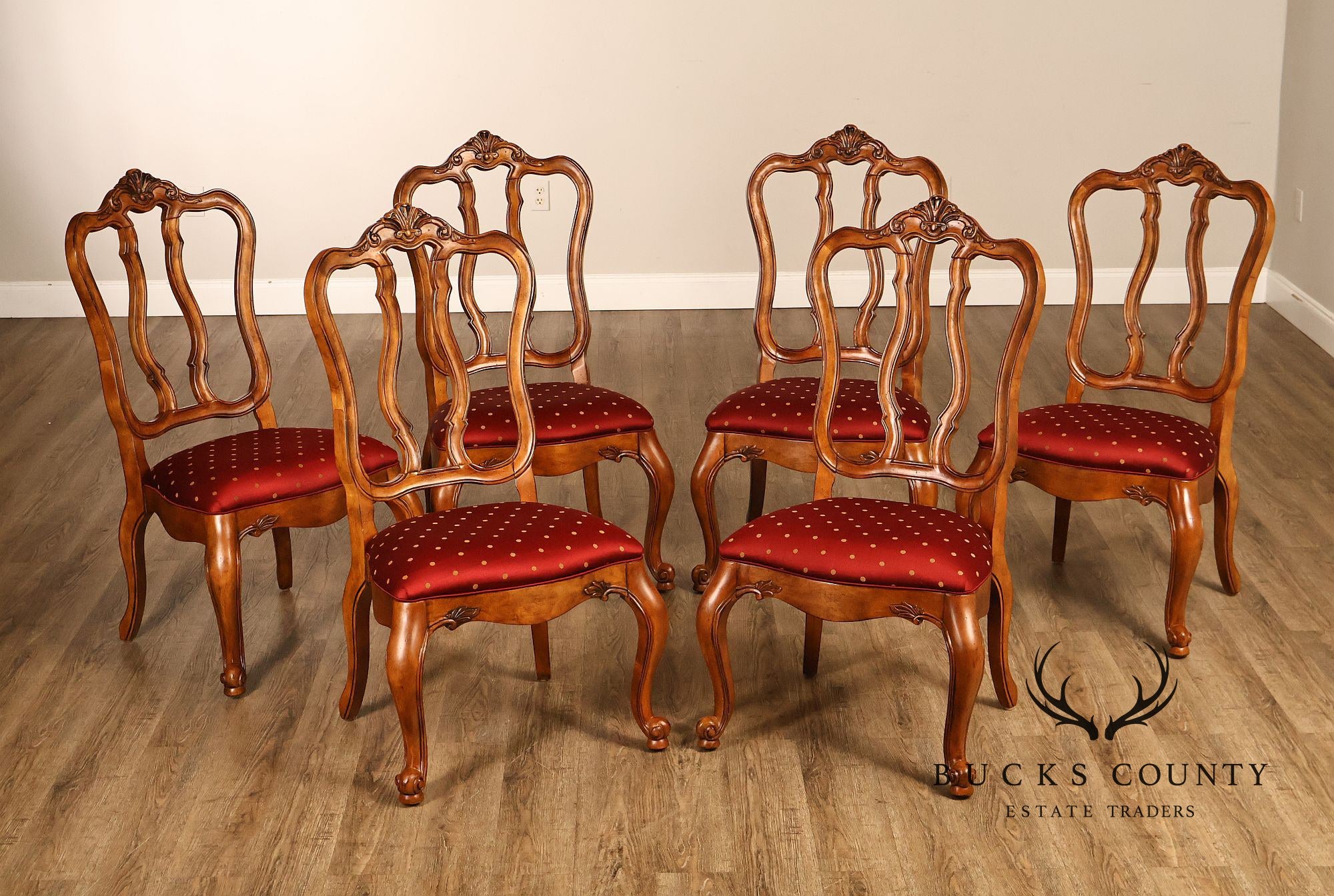 Ethan Allen 'Tuscany' Set of Six Dining Chairs