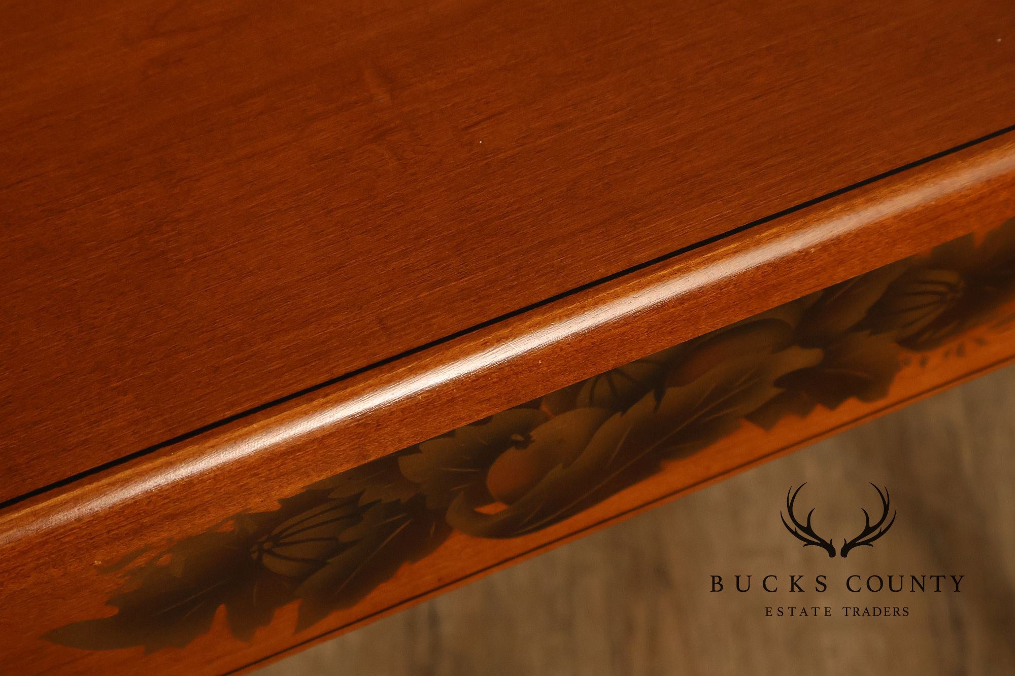 Hitchcock Vintage Ebonized Maple Writing Desk