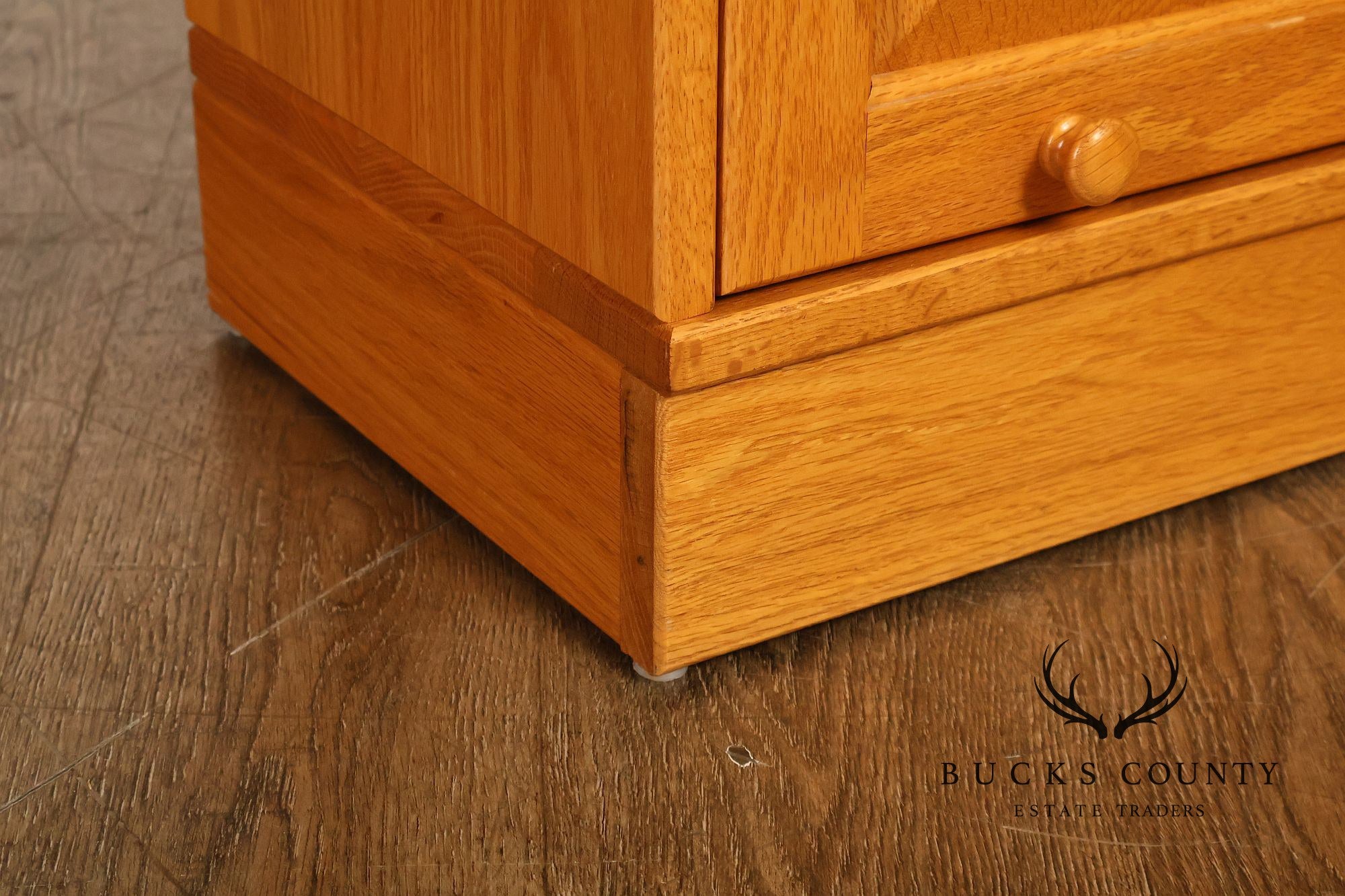 Amish Made Oak Five Stack Barrister Bookcase
