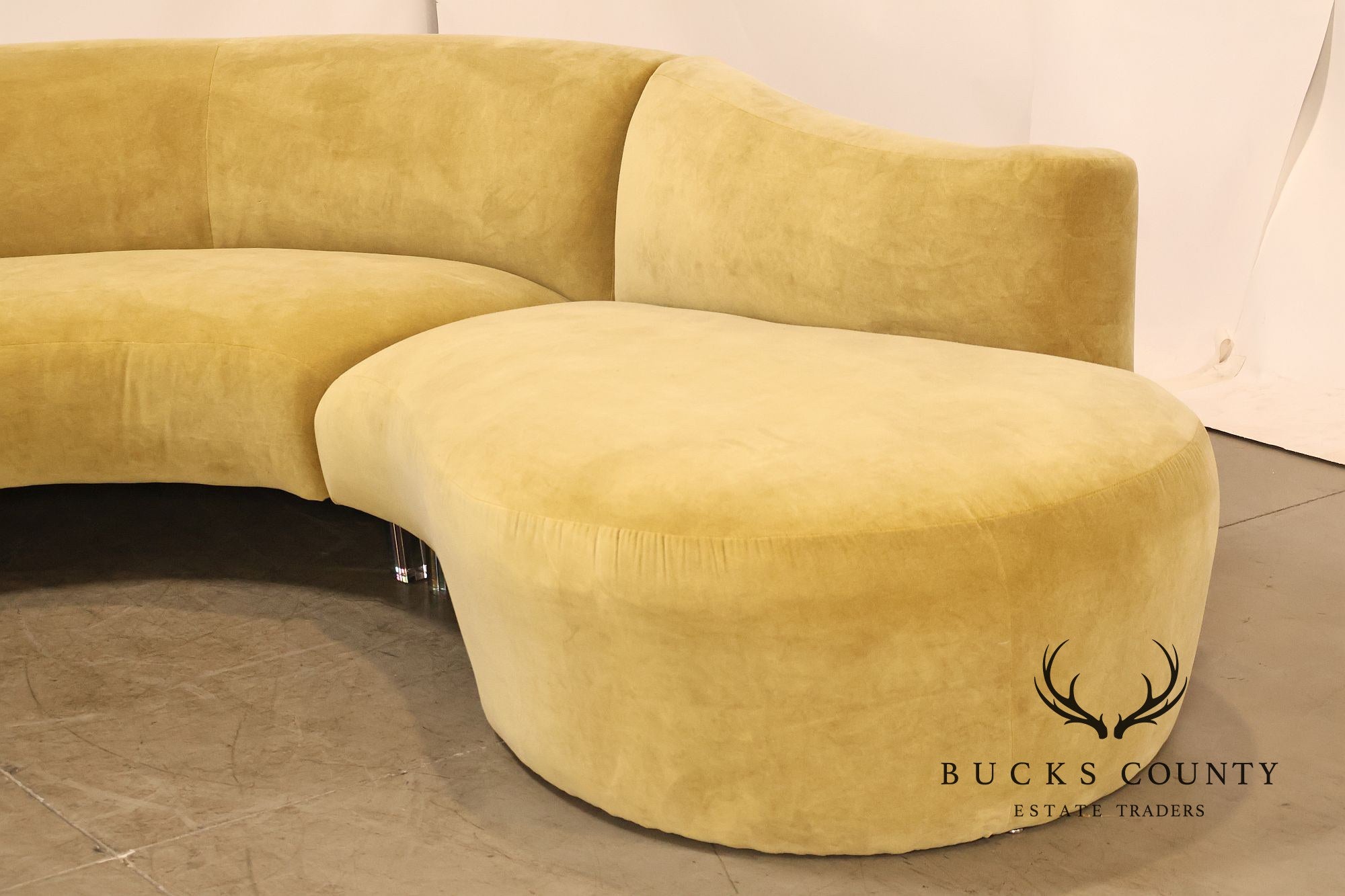 Vladimir Kagan Sculptural Curved Sectional Sofa