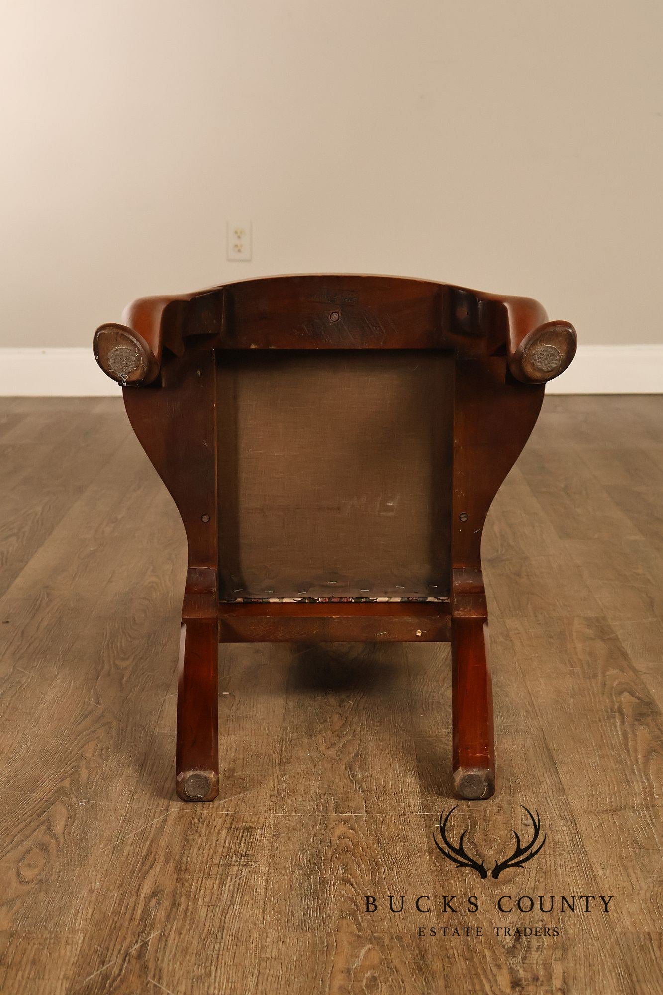 Saybolt Cleland Queen Anne Style Walnut Side Chairs, Pair