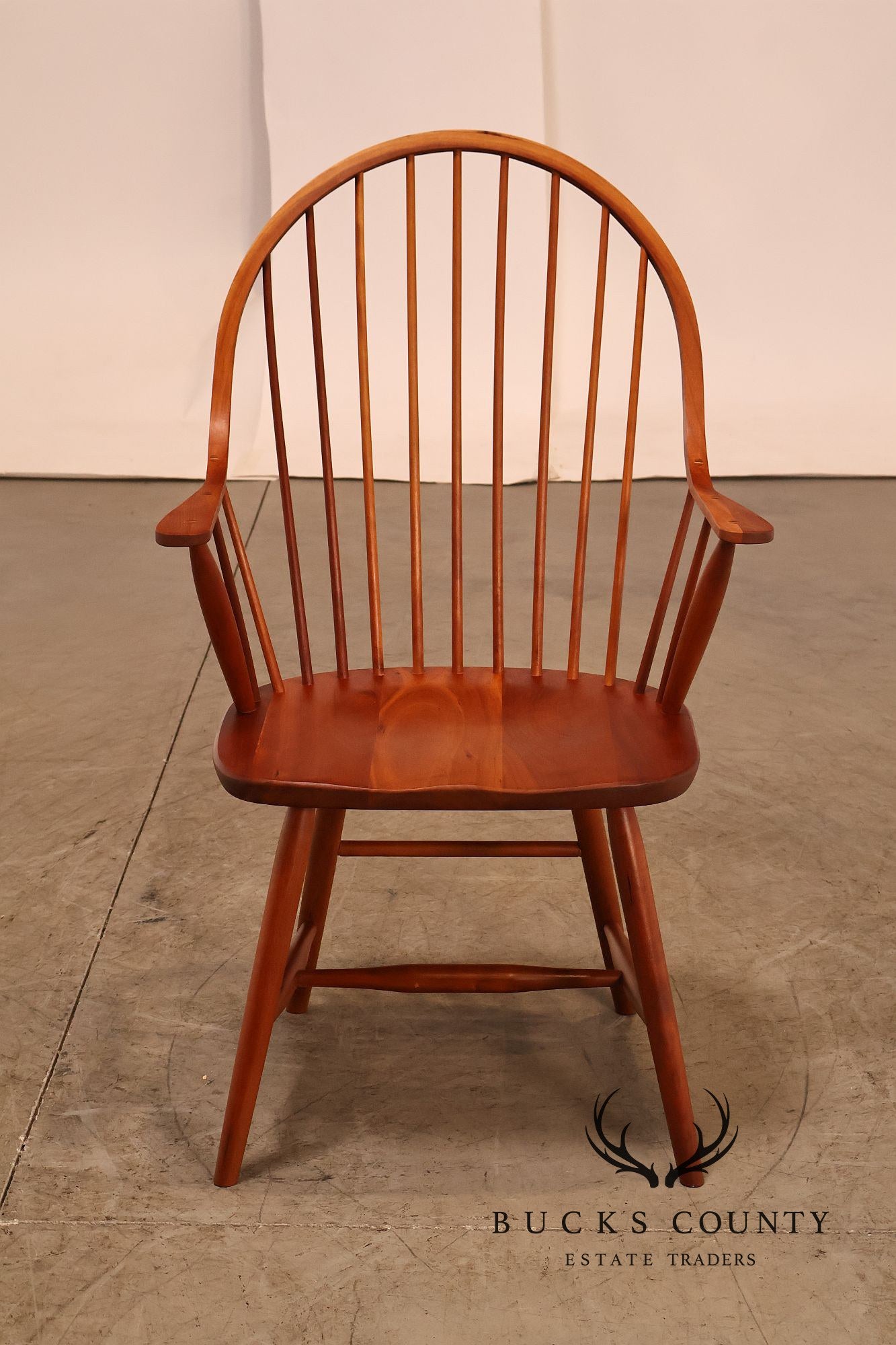 Martin’s Inc Windsor Style Set of 6 Cherry Dining Chairs
