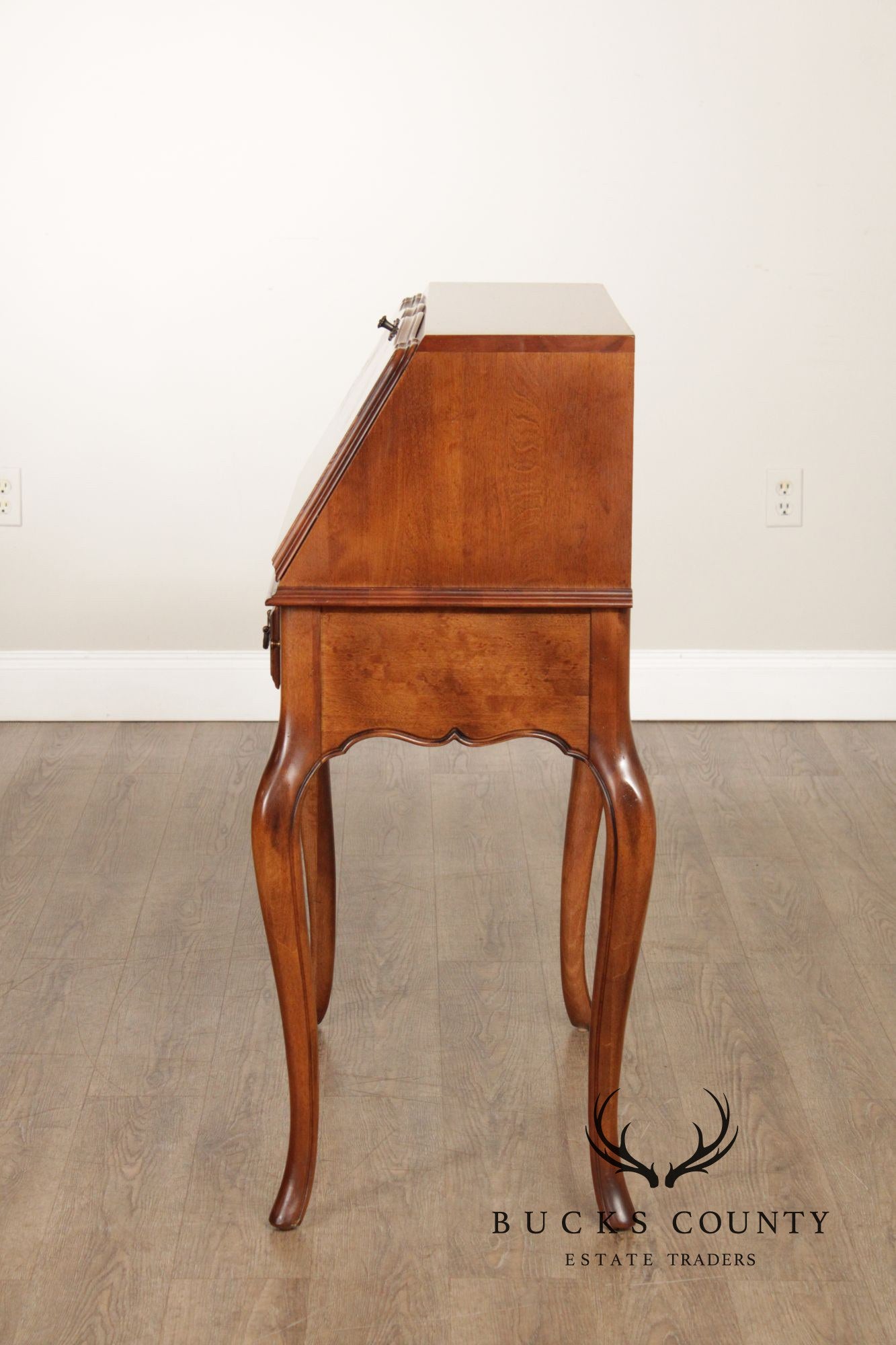 Ethan Allen 'Country French' Slant Front Maple Writing Desk