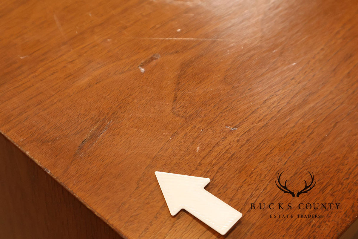 Widdicomb Mid Century Modern Pair of Walnut Nightstands