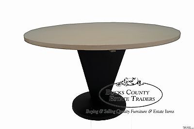 Triangle Cone Base Modern Design 54" Round Dining Table