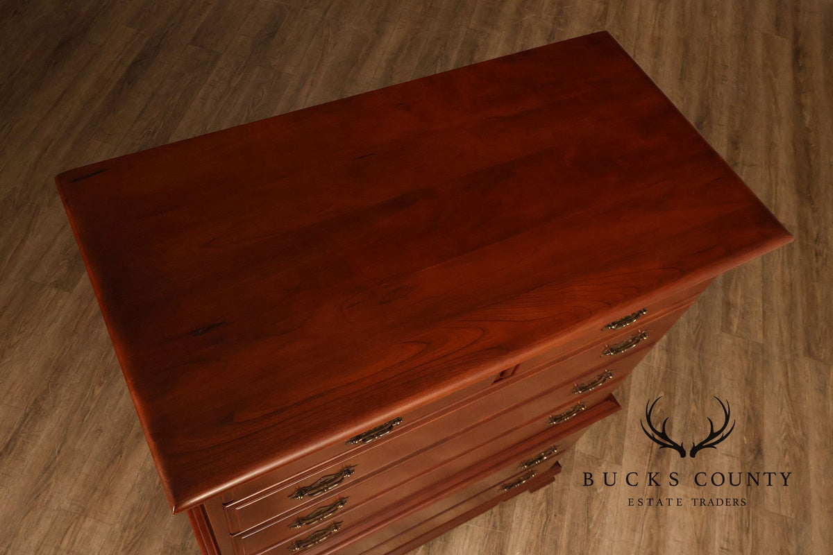Monitor Furniture Company Vintage Solid Cherry High Chest