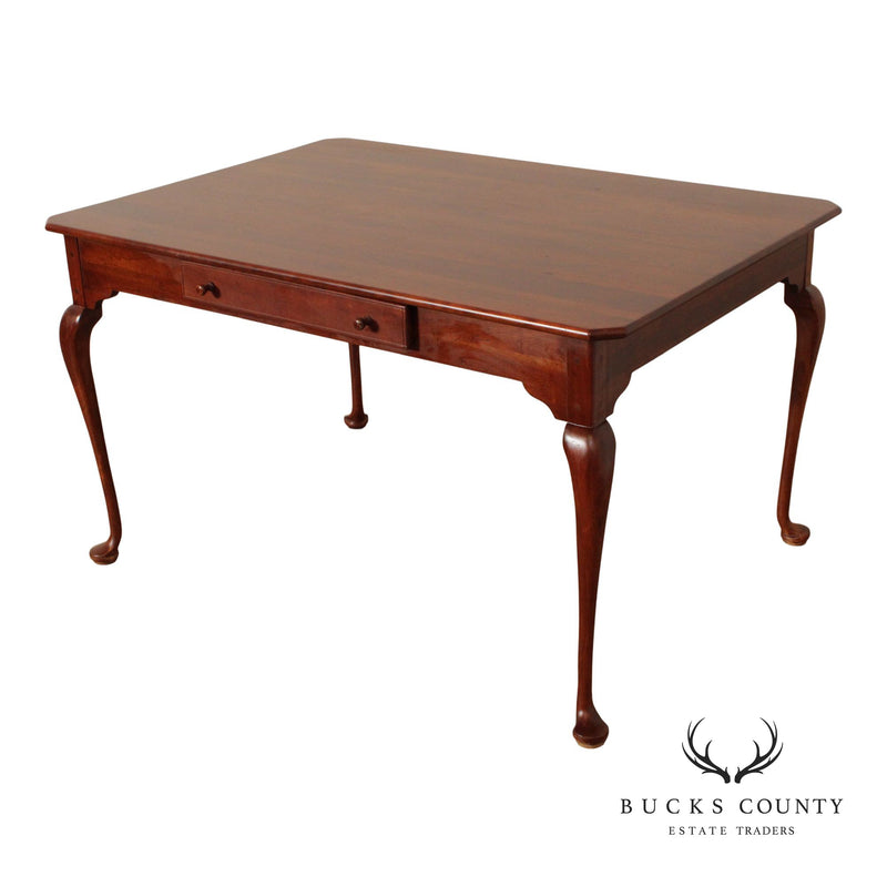 Lexington Queen Anne Farmhouse Style Cherry Dining 'Keeping' Table