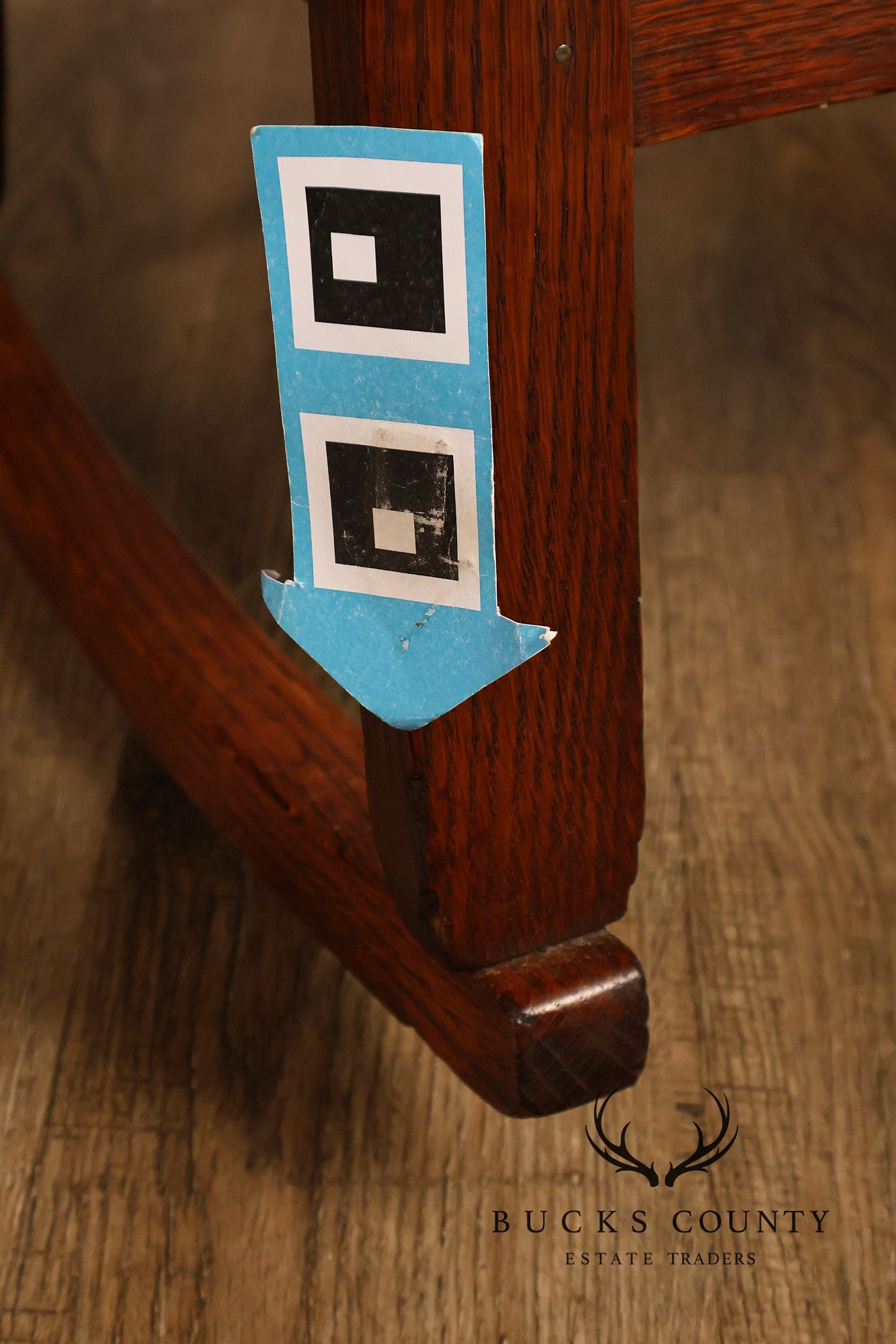 Antique Arts And Crafts Mission Oak Rocking Chair