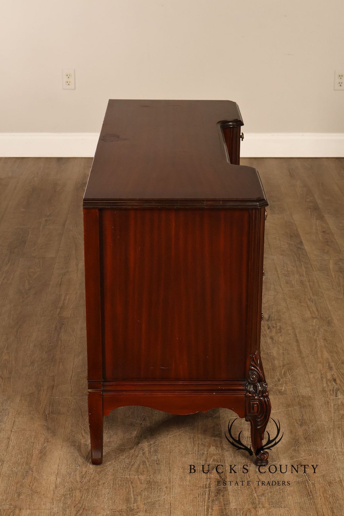 1940’s Flame Mahogany Writing Desk