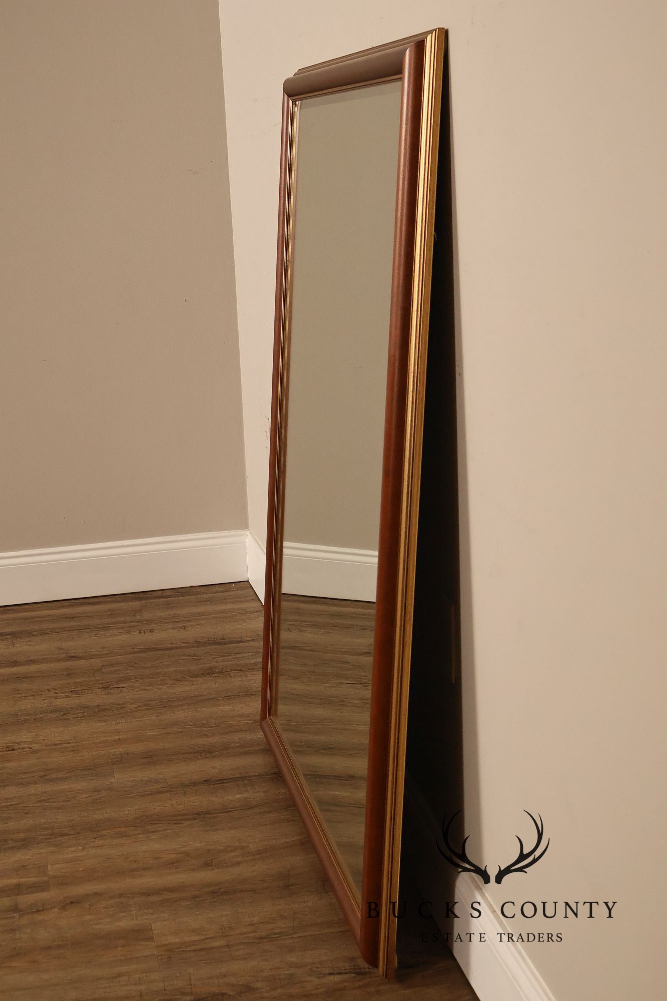 Traditional Partial Gilt Wall Mirror