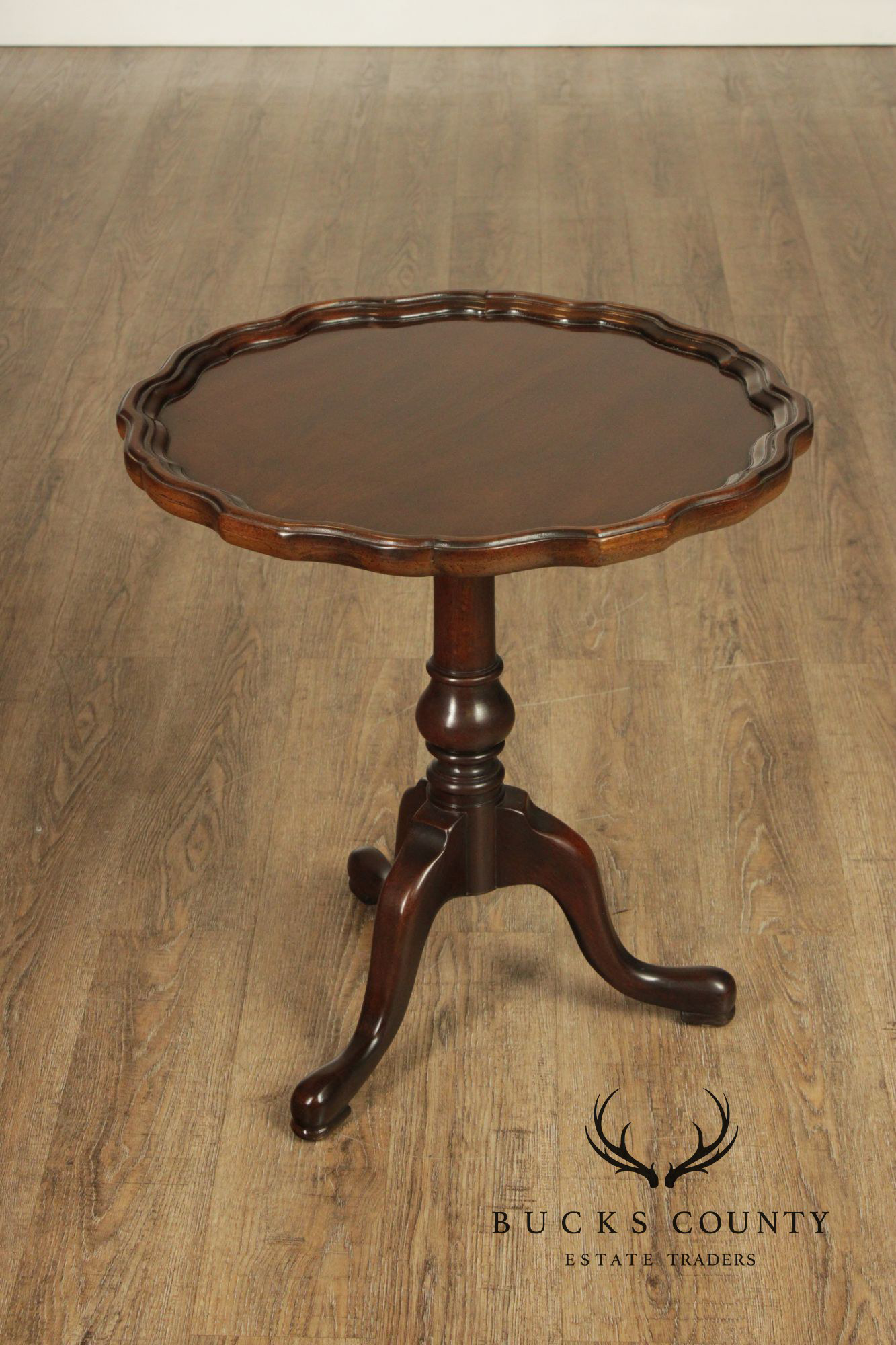 Drexel '18th Century Classics' Mahogany Pie Crust Side Table