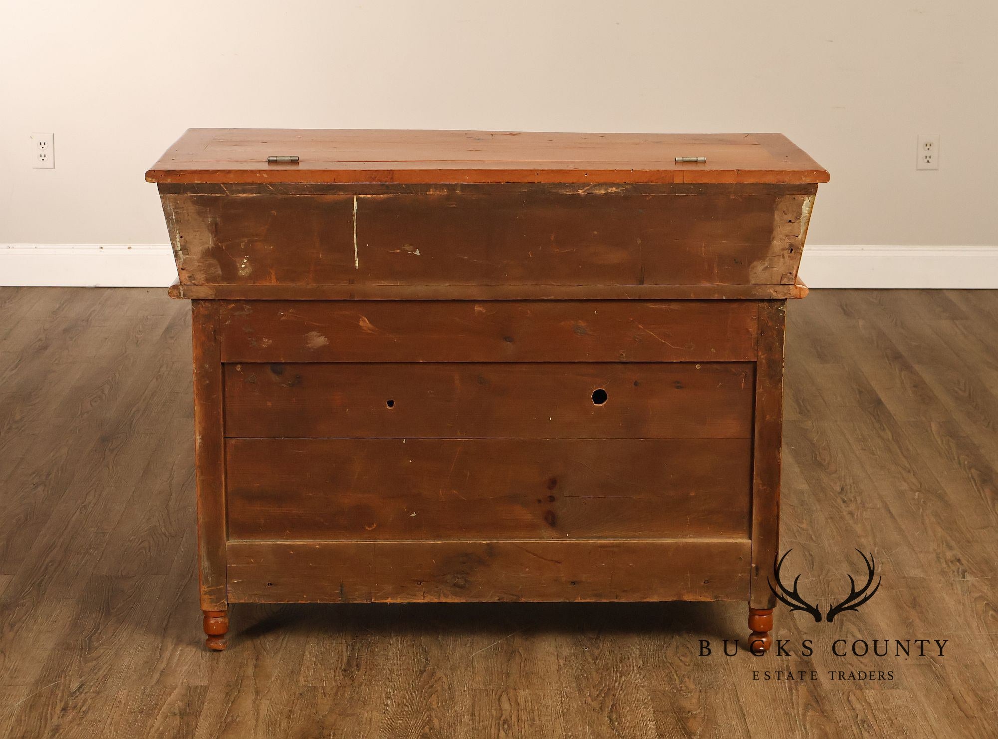 Antique American Country Pine Dry Sink Wash Stand