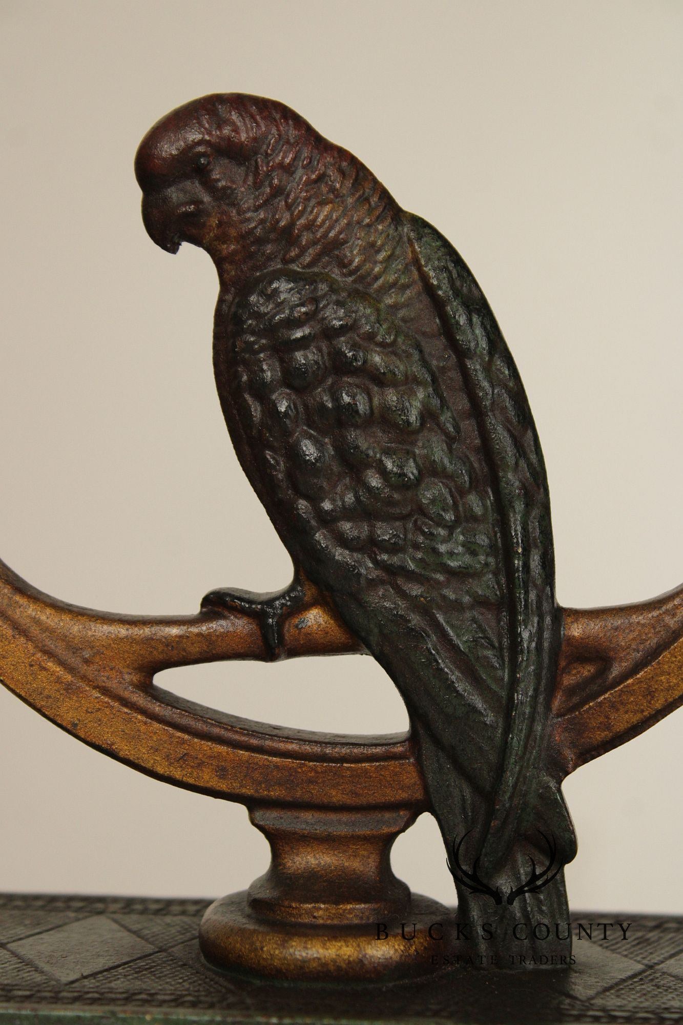 Bradley & Hubbard Art Deco Cast Iron Door Stop