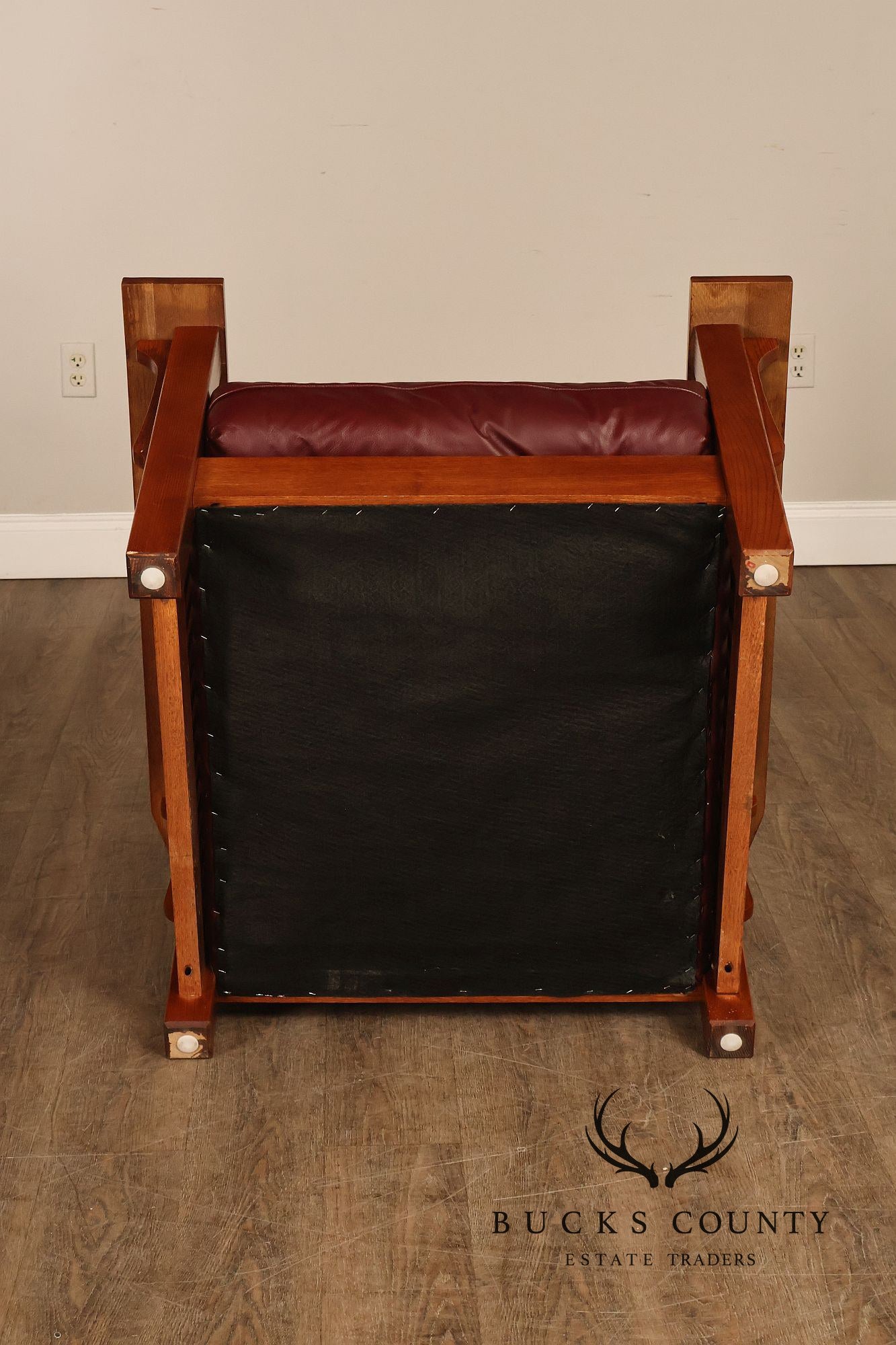 Bassett Furniture Mission Style Oak Morris Chair