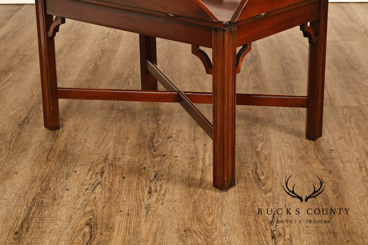 Chippendale Style Mahogany Butler's Tray Coffee Table