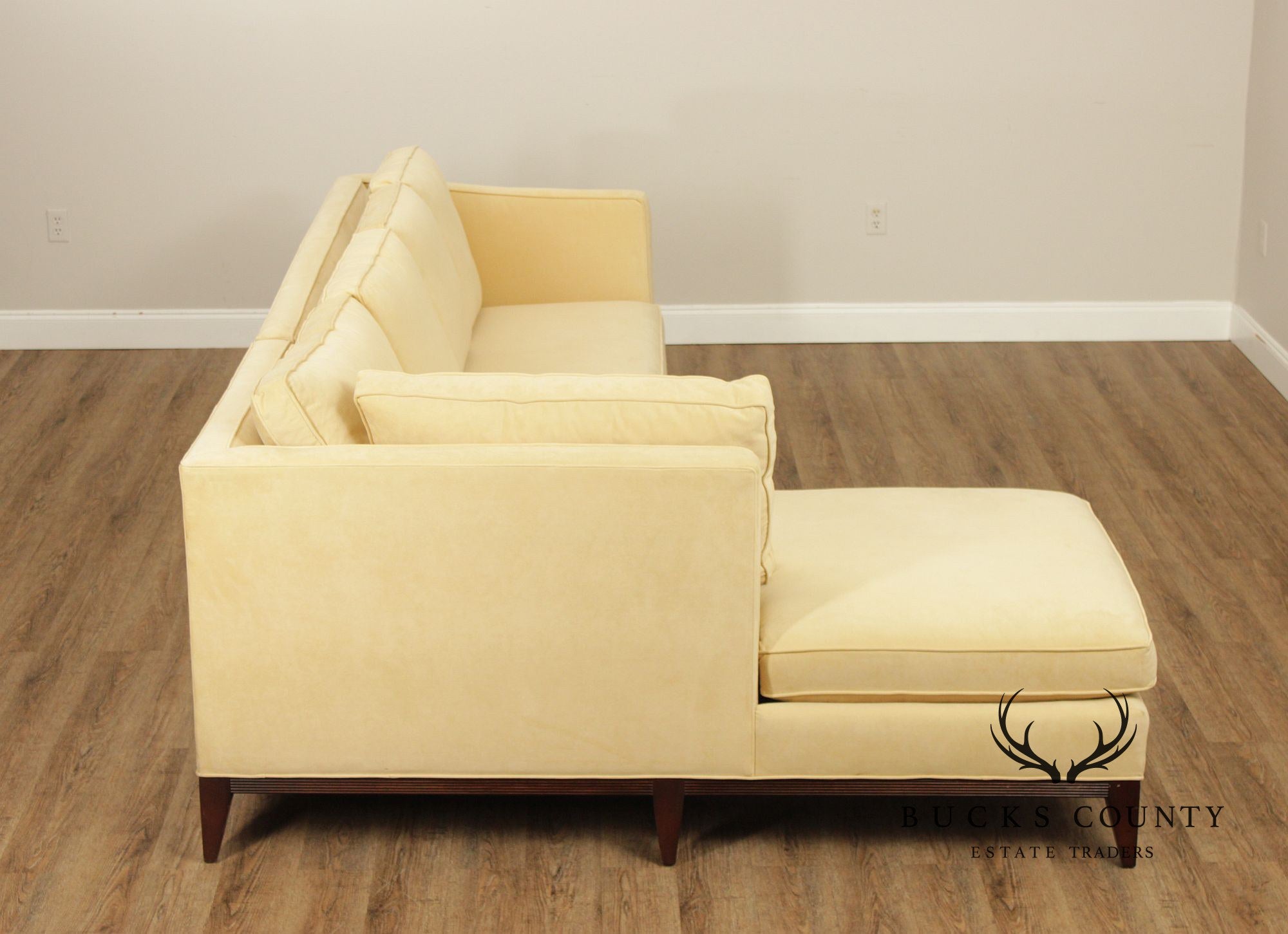 Sherrill Classic Modern Style Two-Piece Sectional Sofa