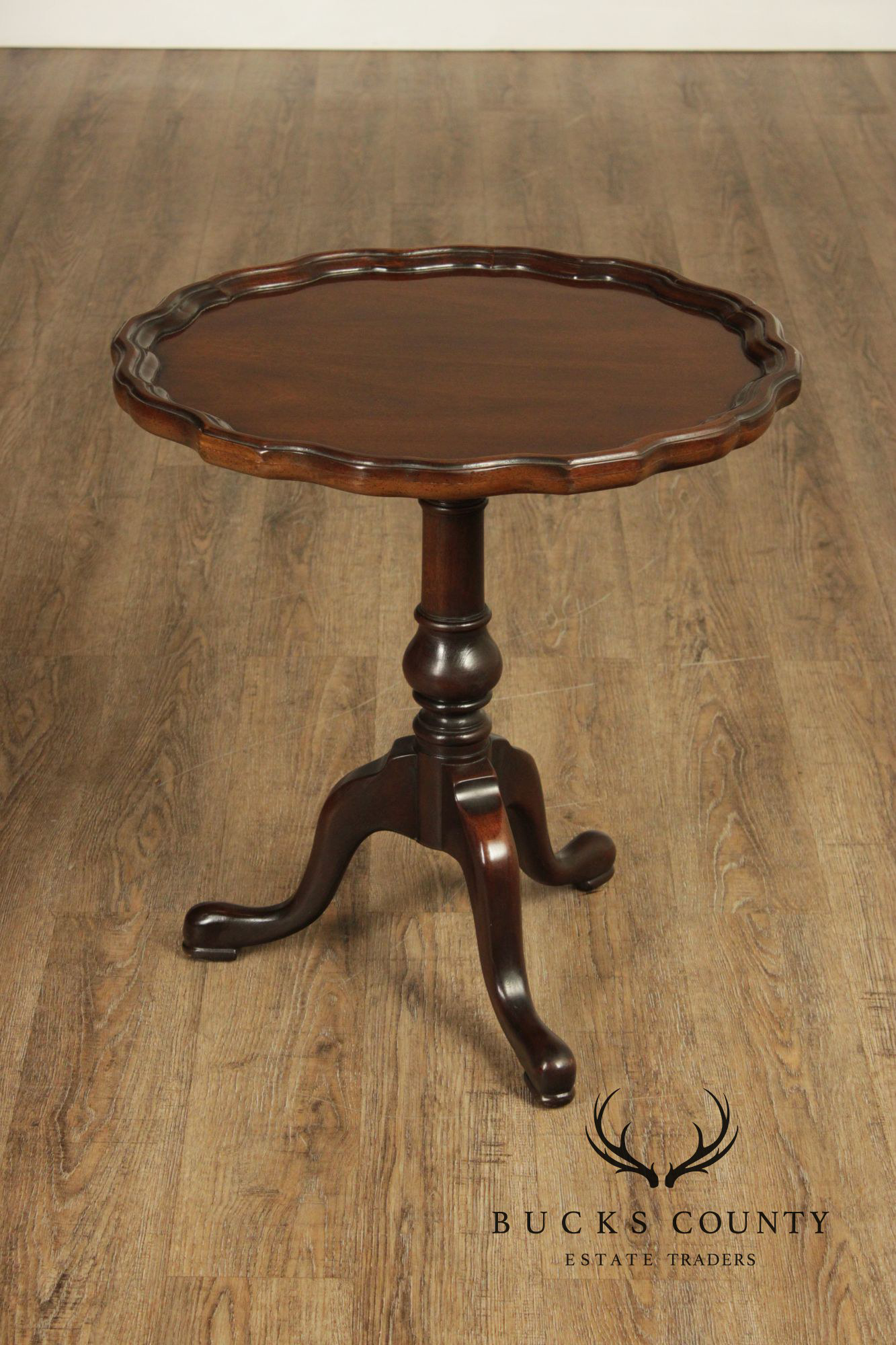 Drexel '18th Century Classics' Mahogany Pie Crust Side Table
