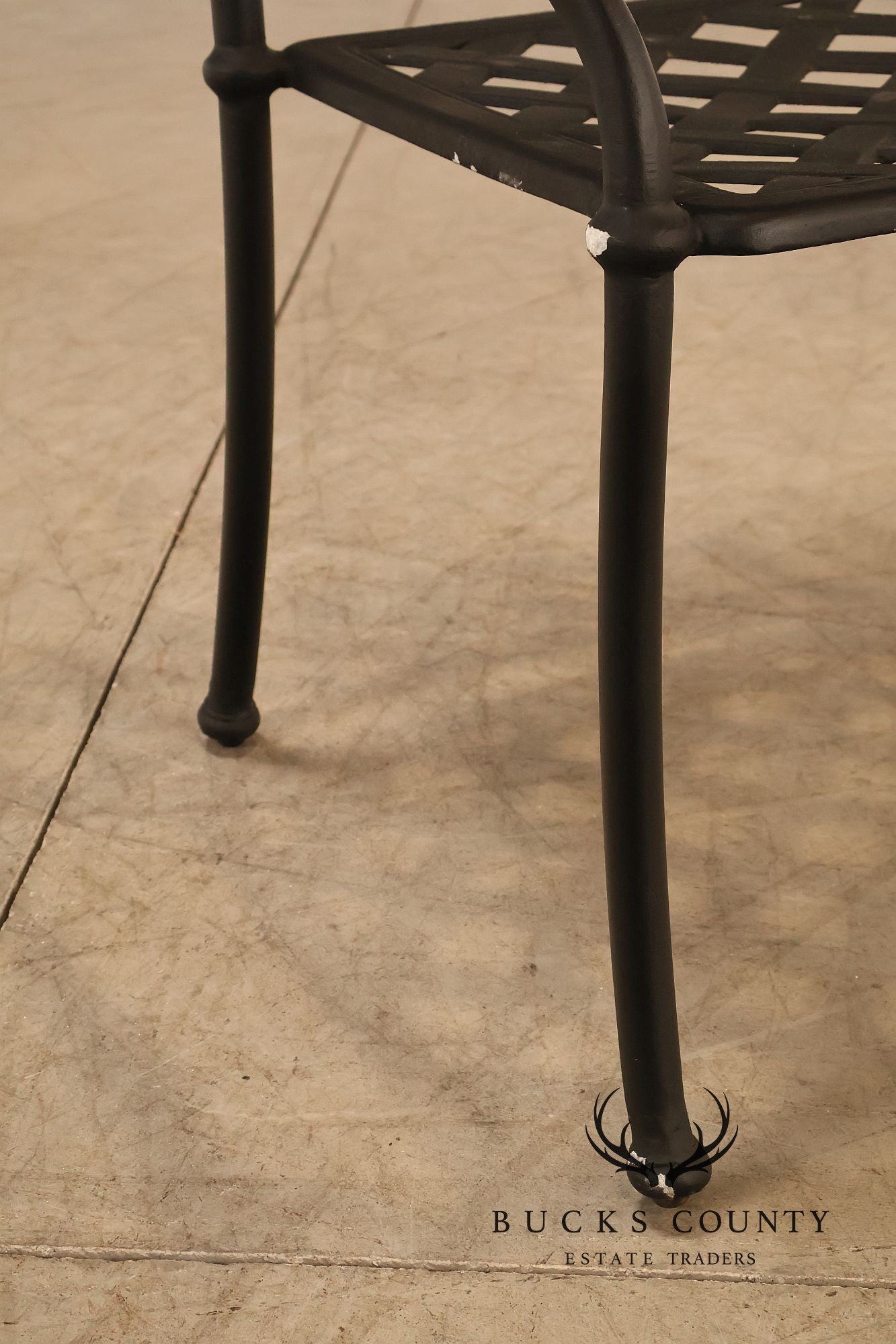 Hanamint Set Of 6 Cast Aluminum Patio Dining Chairs
